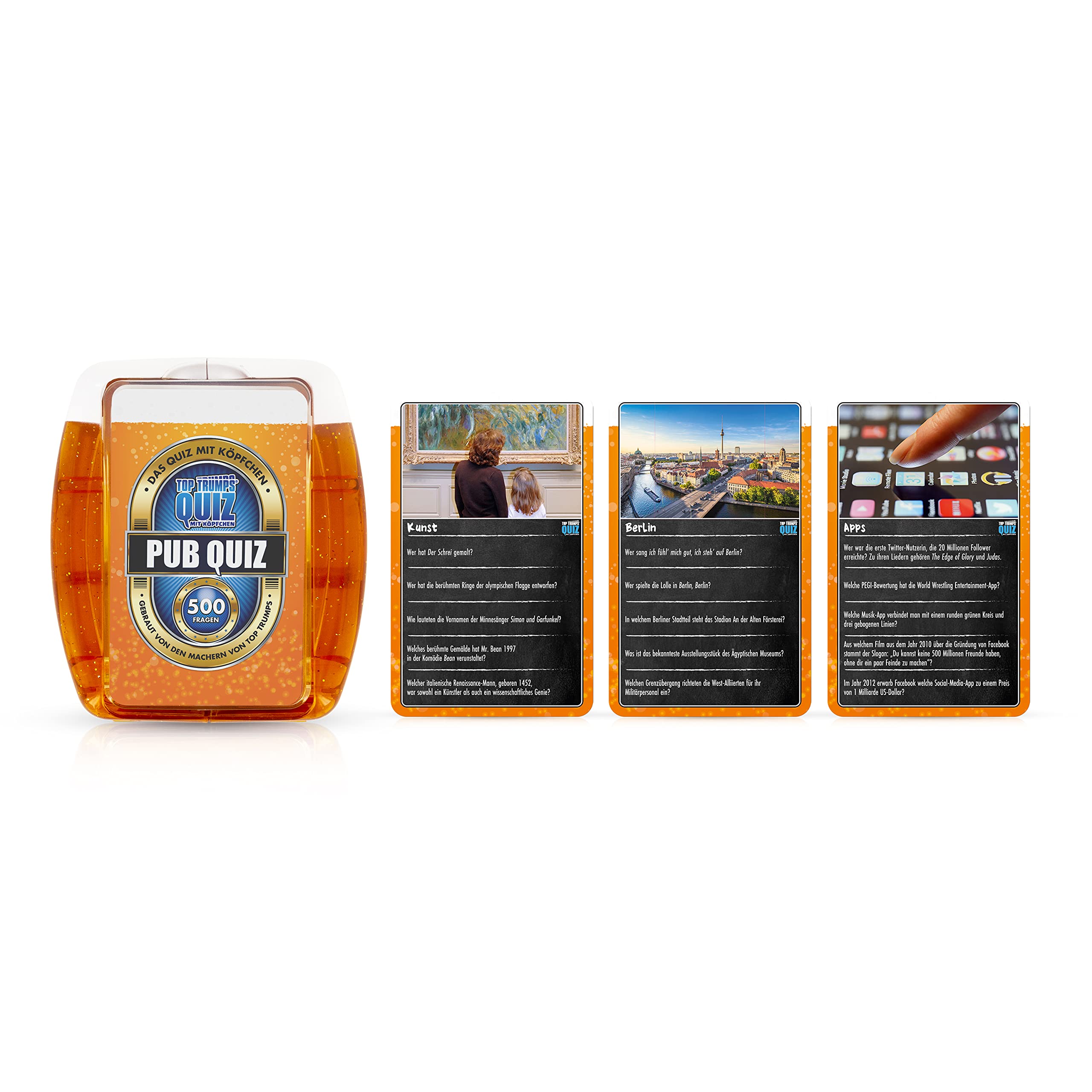 Winning Moves Top Trumps Quiz Pub Quiz Kartenspiel Deutsch