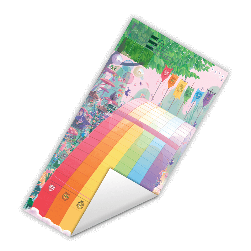 Horrible Unicorn Fever Giant Cloth Board Spielmatte Stoffplan