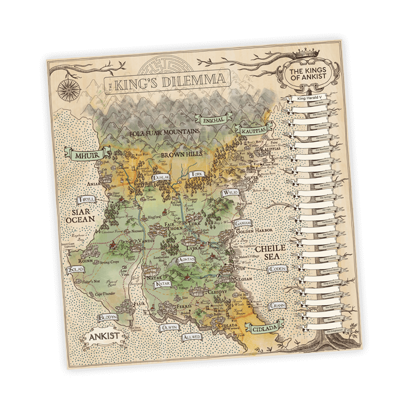 Horrible The King’s Dilemma Ankist Map Brettspiel Karte