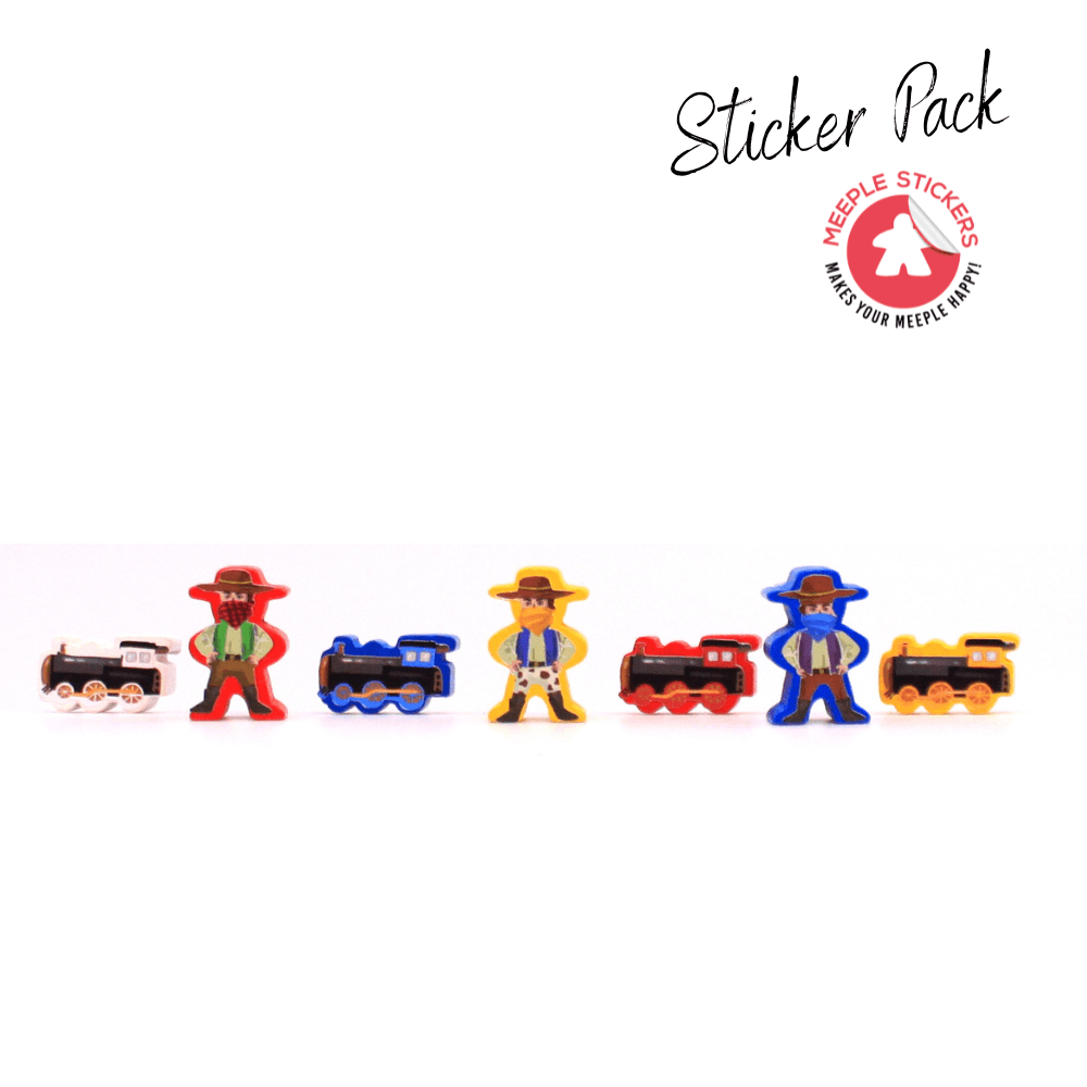 Meeple Sticker Great Western Trail 1st Edition Sticker Set 1. Auflage