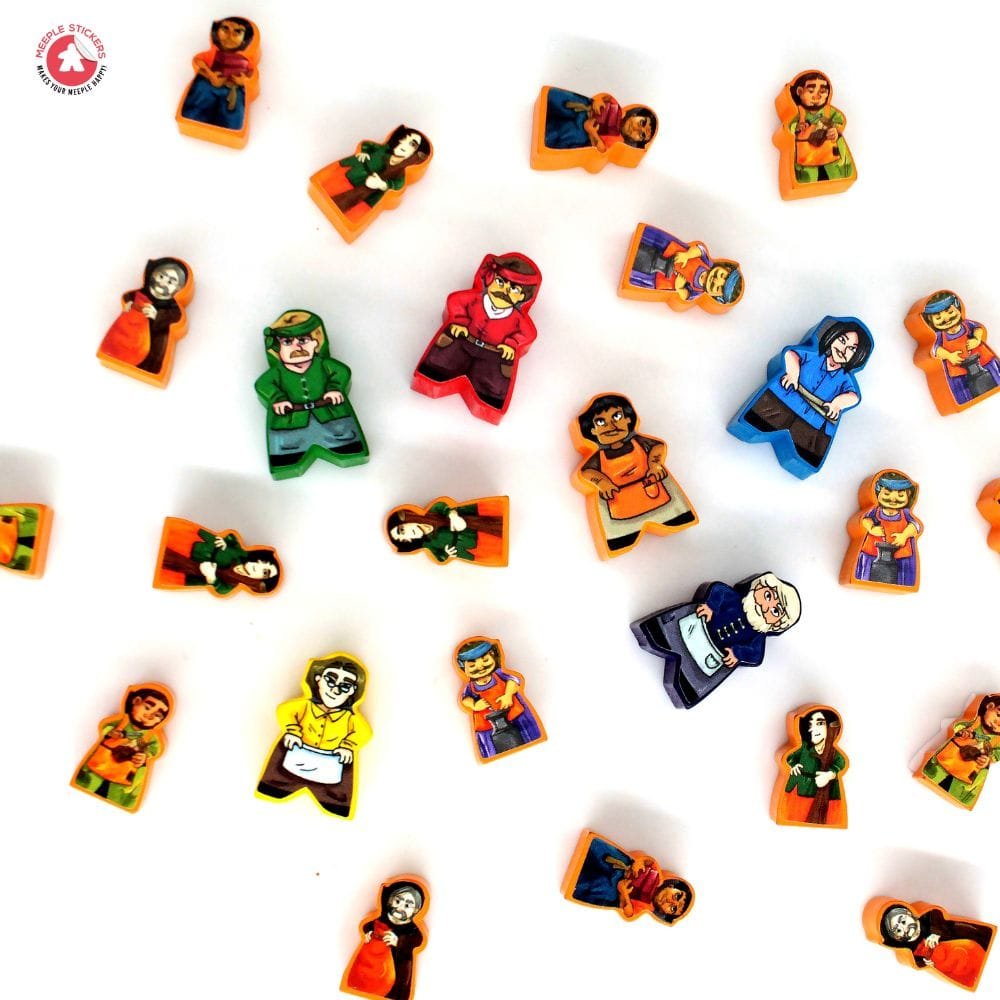 Meeple Sticker Architects Age of Artisans Sticker Set Meeple