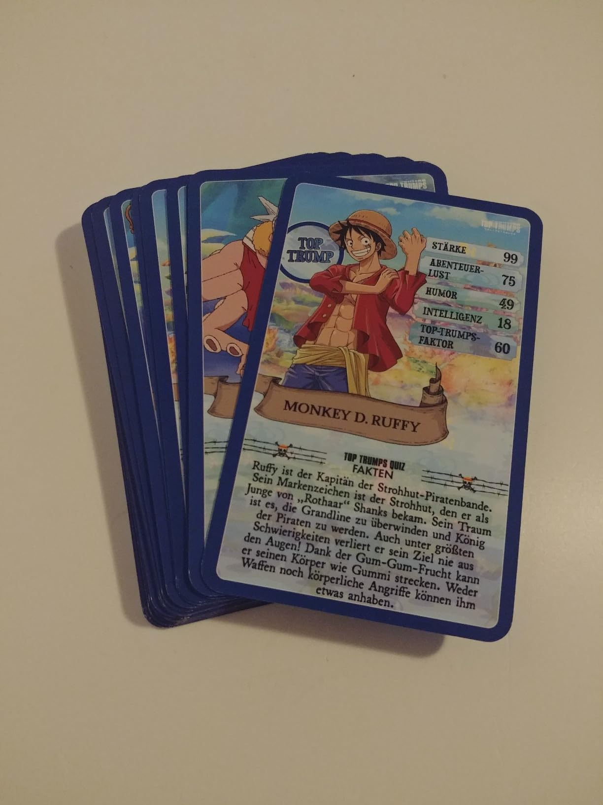 Winning Moves Top Trumps Collectables One Piece Kartenspiel Deutsch