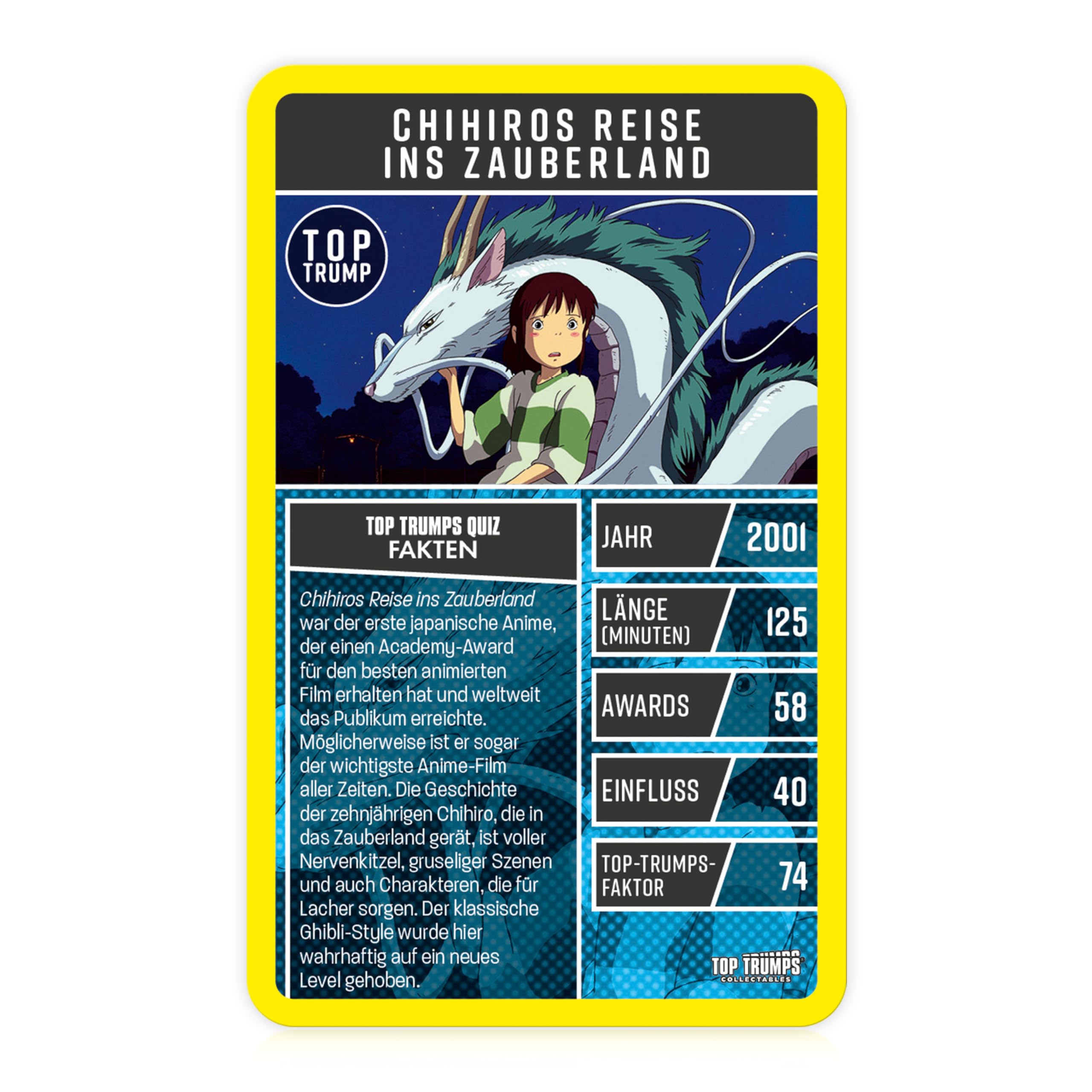 Winning Moves TOP TRUMPS Collectables Anime Kartenspiel ab 6 Jahren