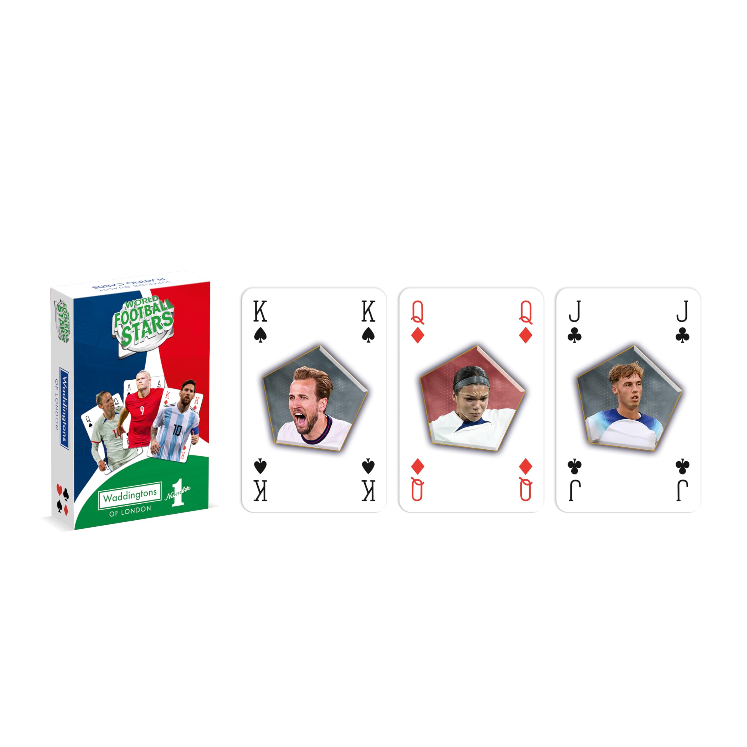 Winning Moves Number 1 Weltfussballstars Spielkarten Poker