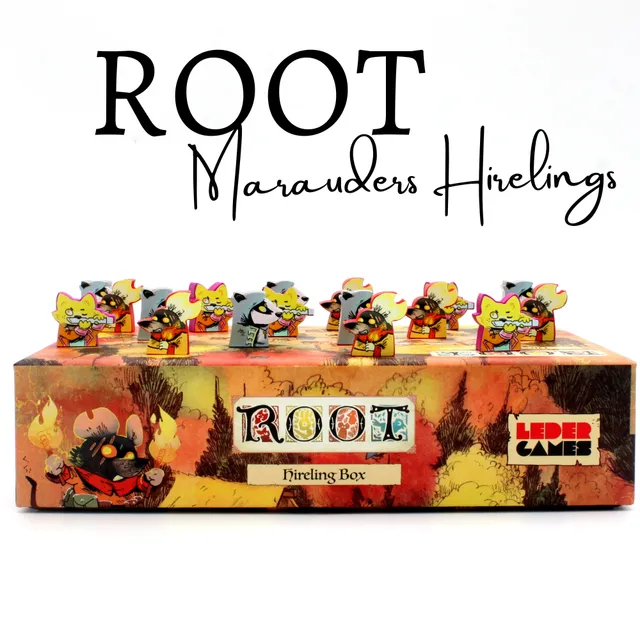 Meeple Sticker Root Marauder Hirelings Sticker Set Aufkleber
