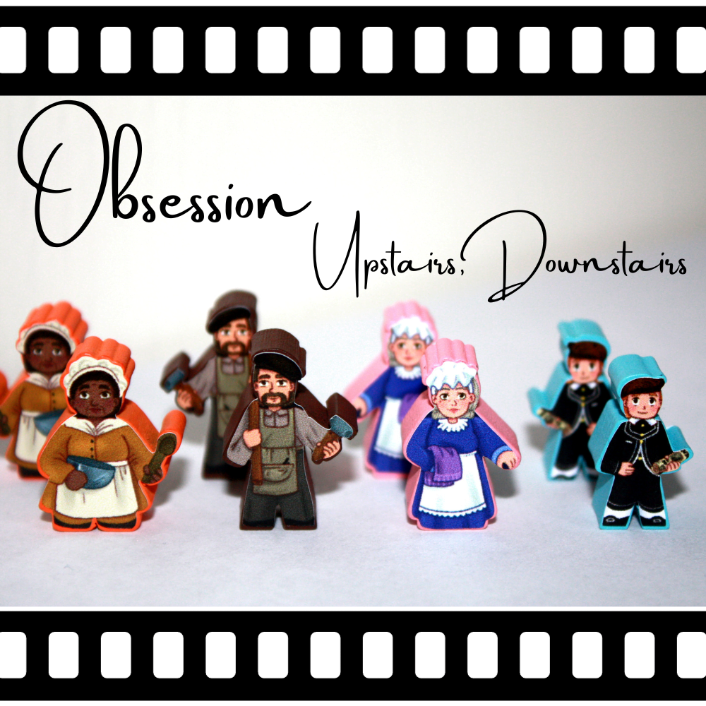 Meeple Sticker Obsession Upstairs Downstairs Sticker Set