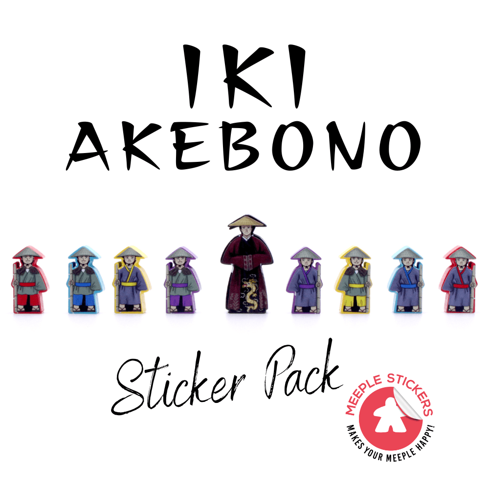 Meeple Sticker IKI Akebono Sticker Set Grand Master Sailor