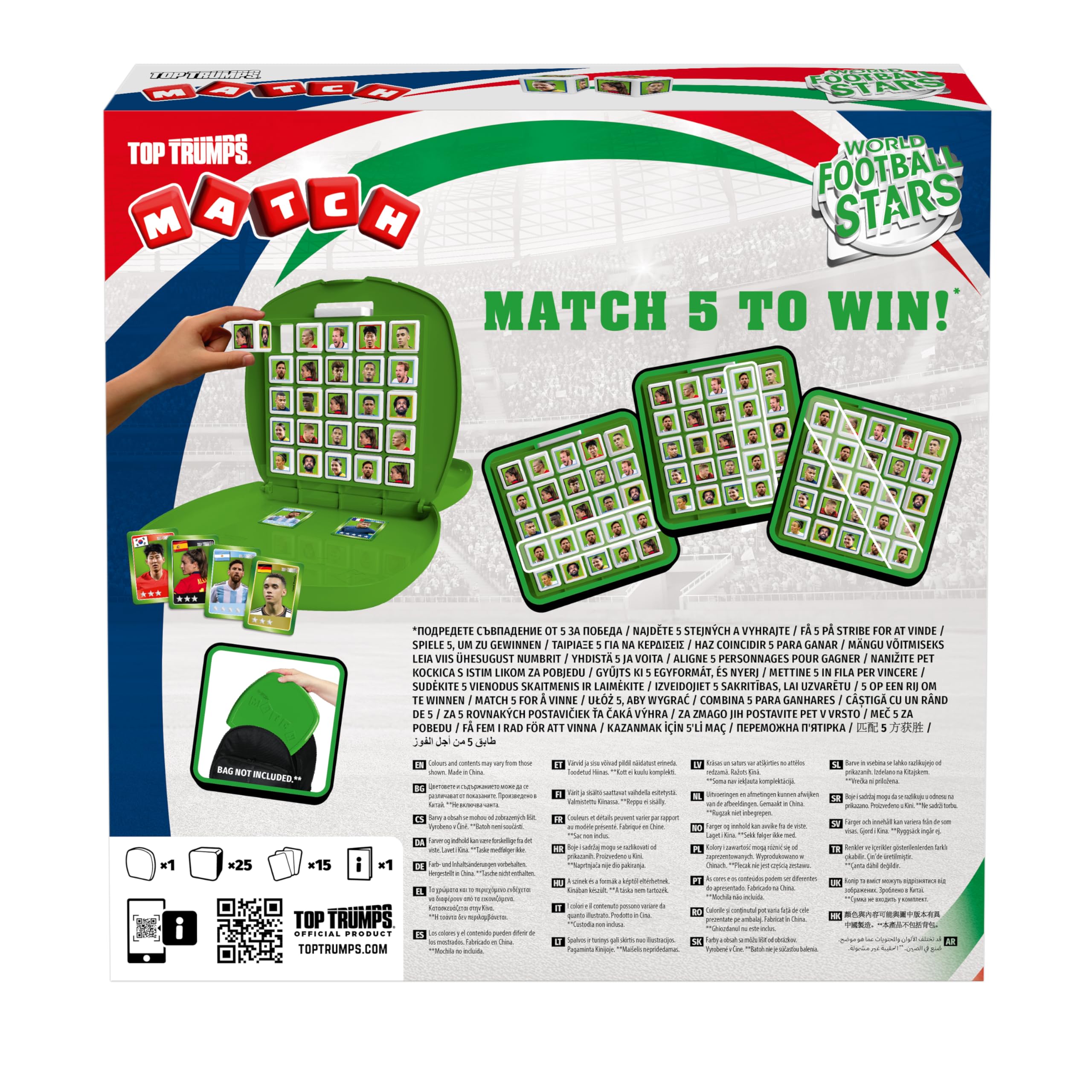 Winning Moves Top Trumps Match Weltfussballstars Würfelspiel