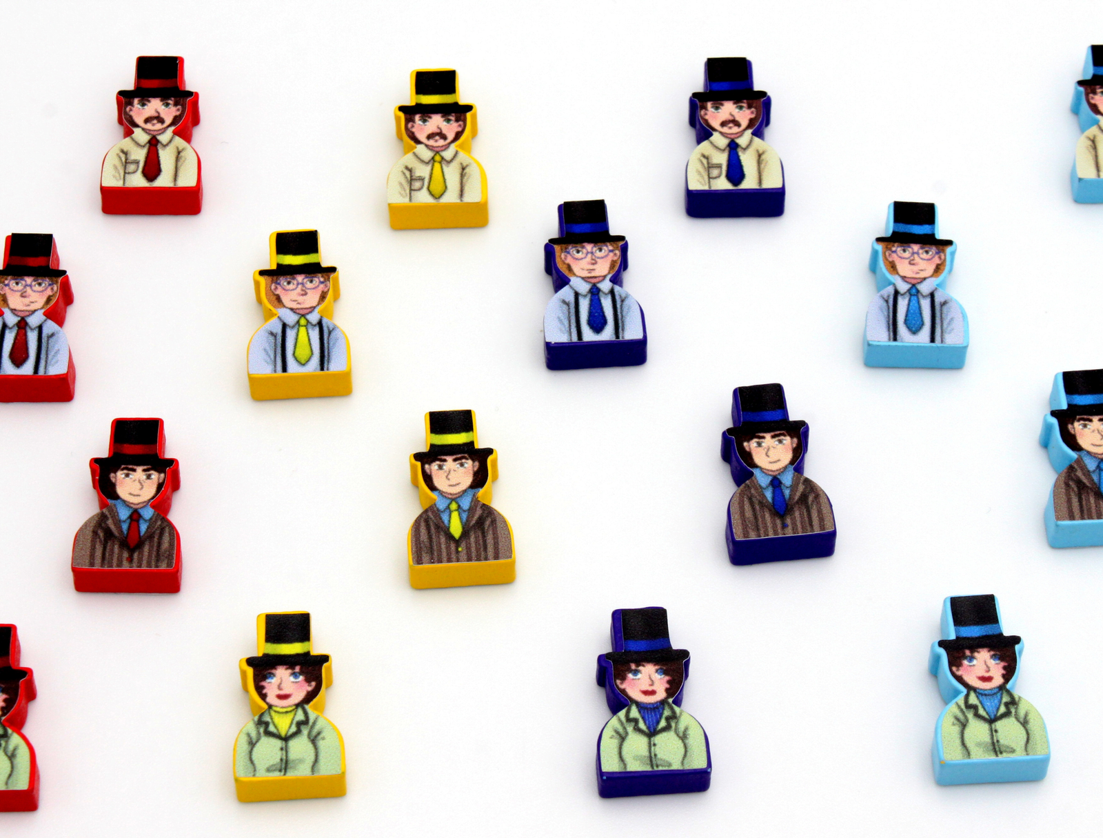 Meeple Sticker Autobahn Sticker Set Aufkleber beidseitig