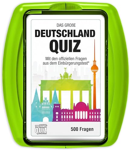 Top Trumps Quiz Deutschland Kartenspiel 100 Karten ab 8 Jahren