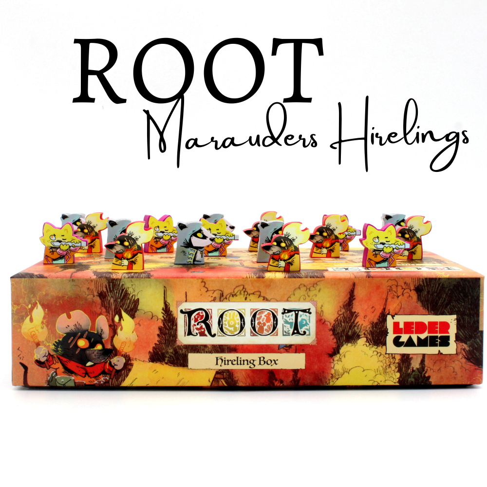 Meeple Sticker Root Marauder Hirelings Sticker Set Aufkleber