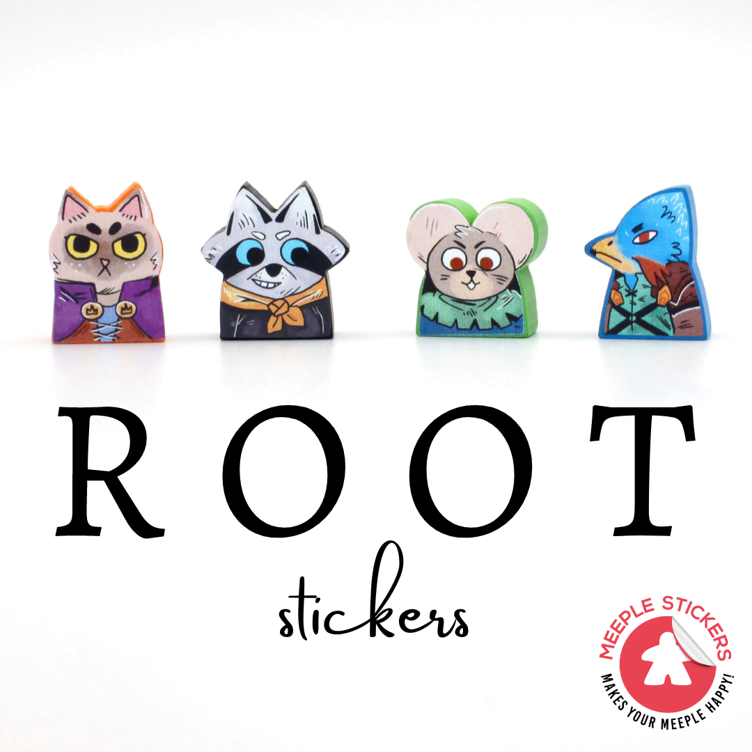 Meeple Sticker Stickers Root Sticker Set beidseitig