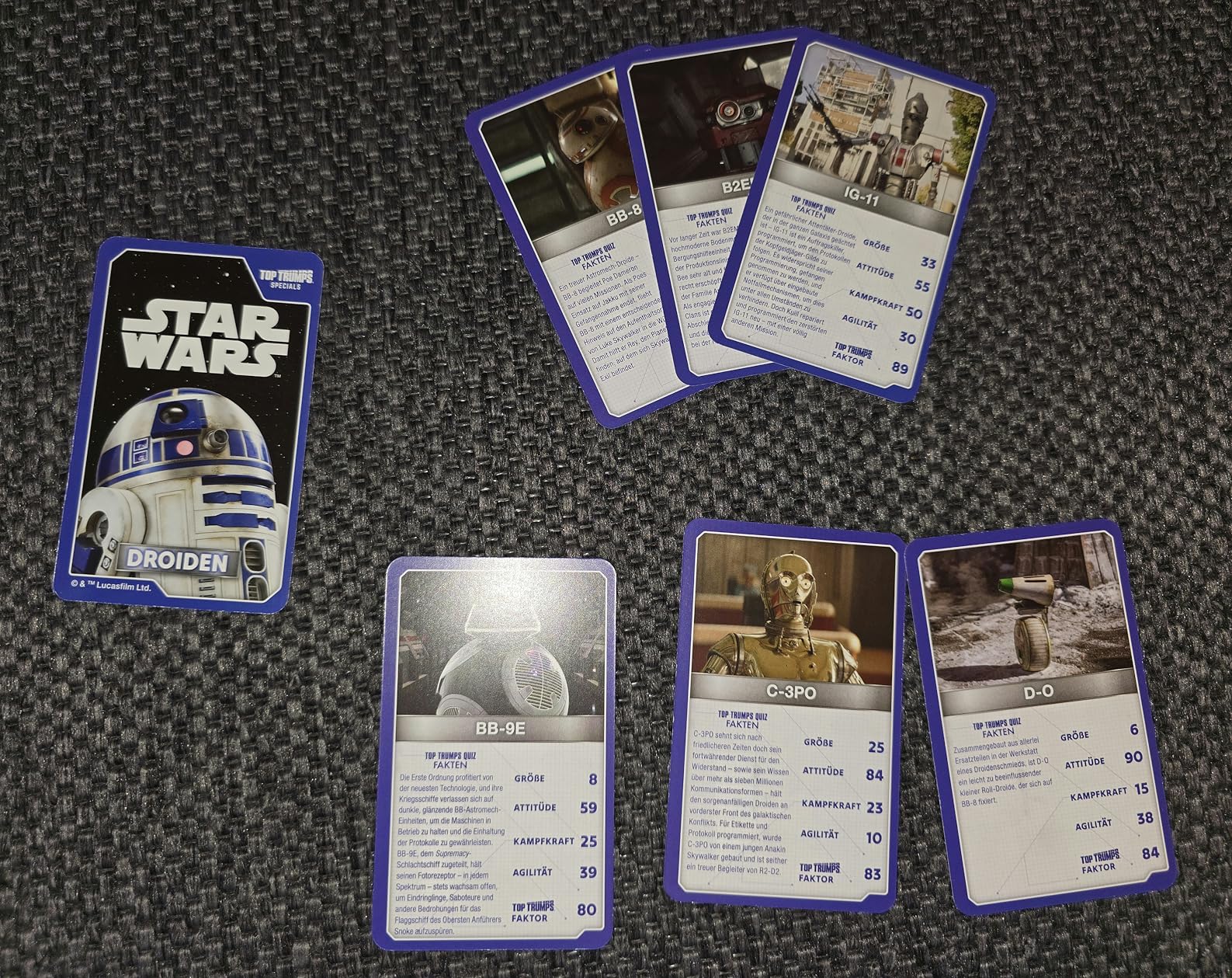 Winning Moves Top Trumps Star Wars Droids Kartenspiel Deutsch