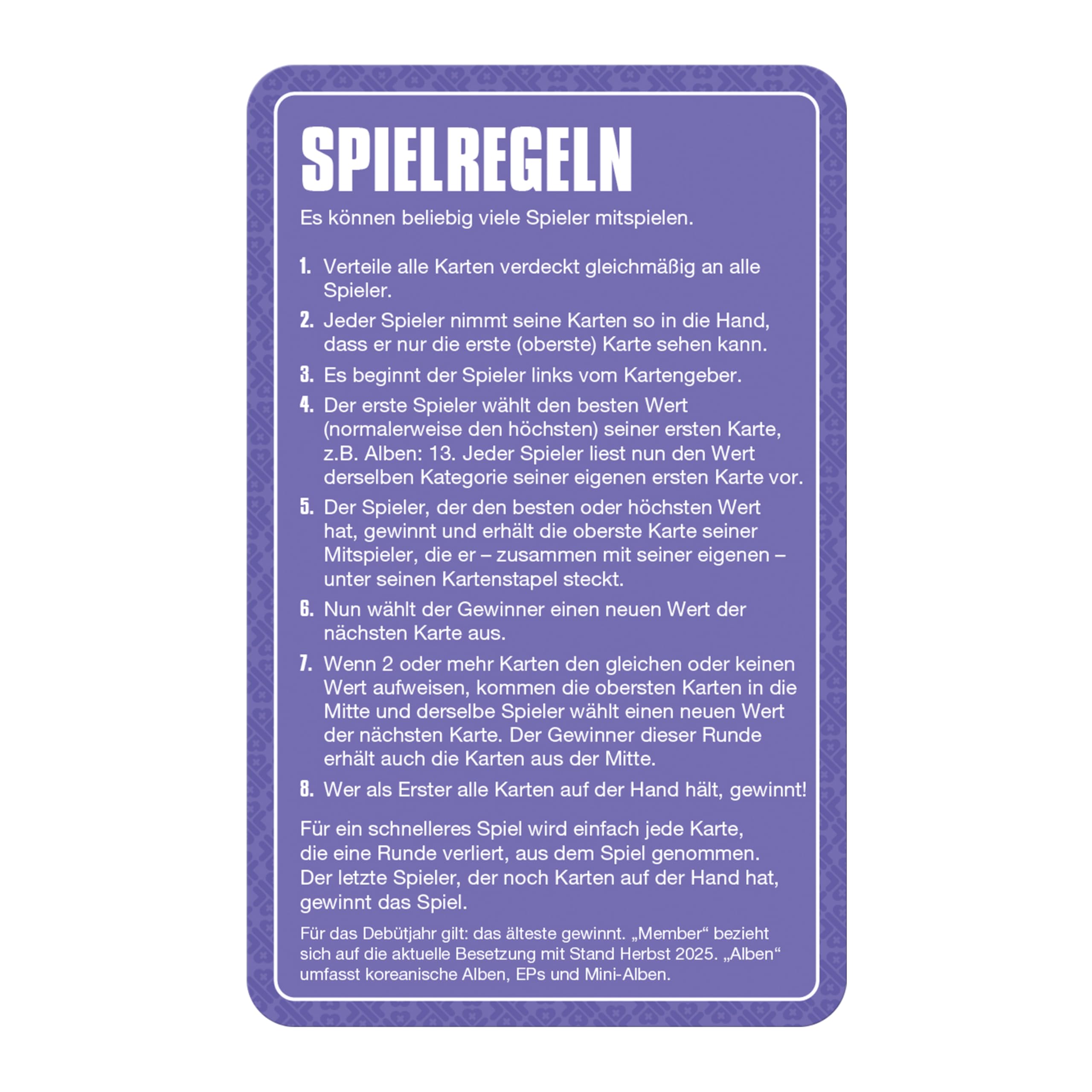 Winning Moves Top Trumps K-Pop Kartenspiel Deutsch BTS Edition