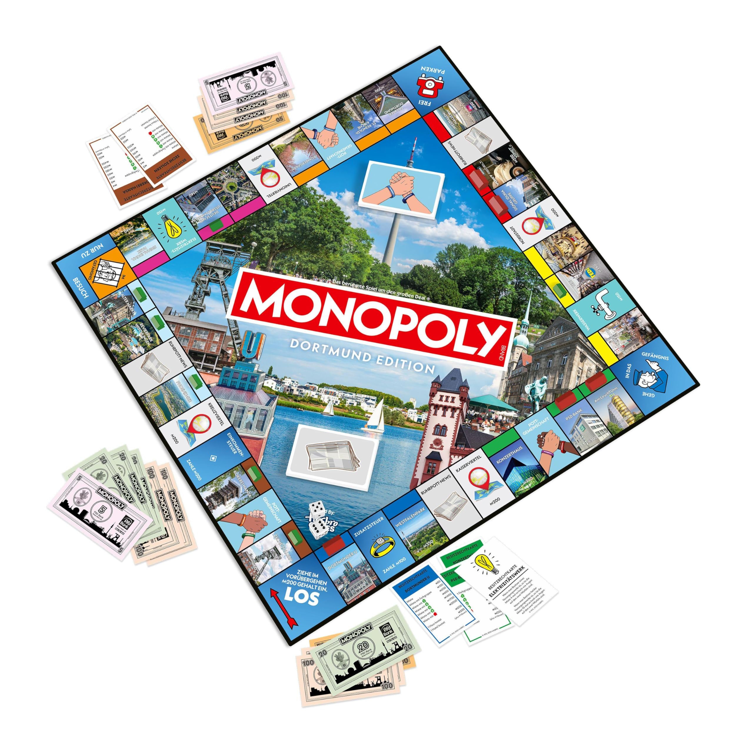 Winning Moves Monopoly Dortmund Brettspiel 2-6 Spieler Deutsch