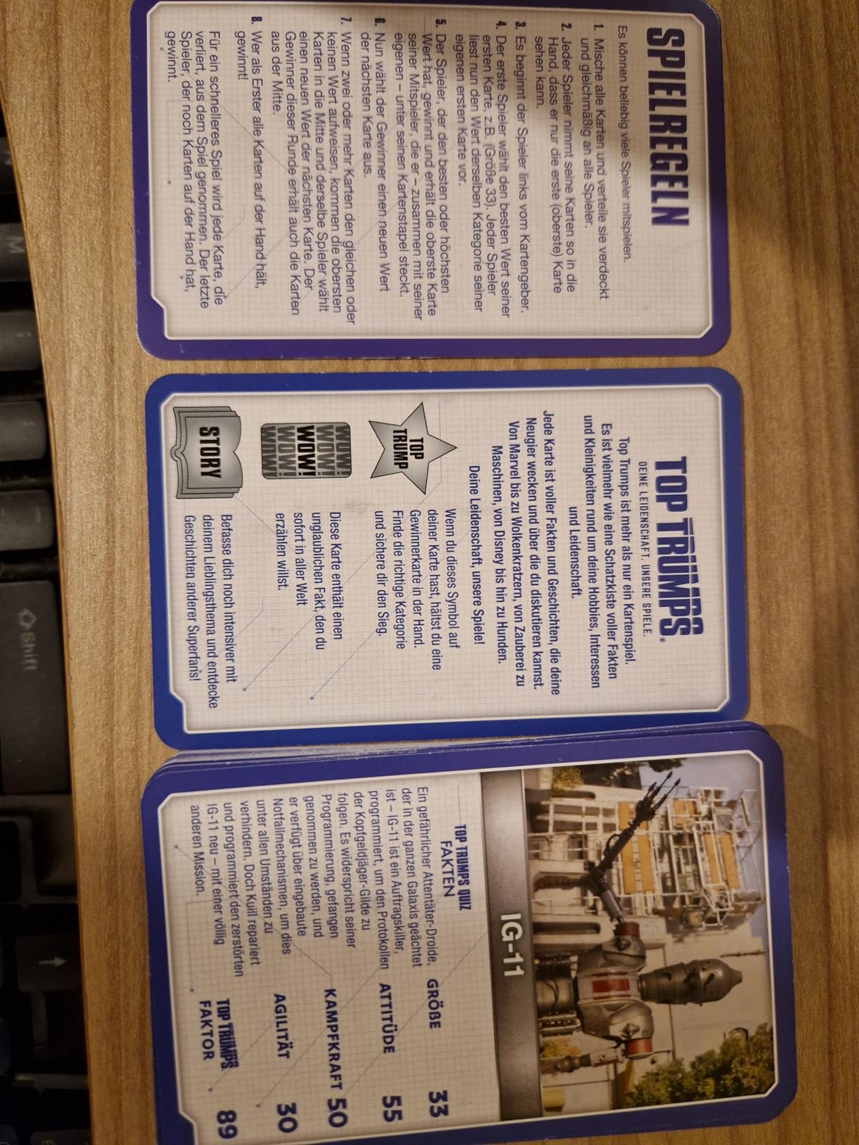 Winning Moves Top Trumps Star Wars Droids Kartenspiel Deutsch