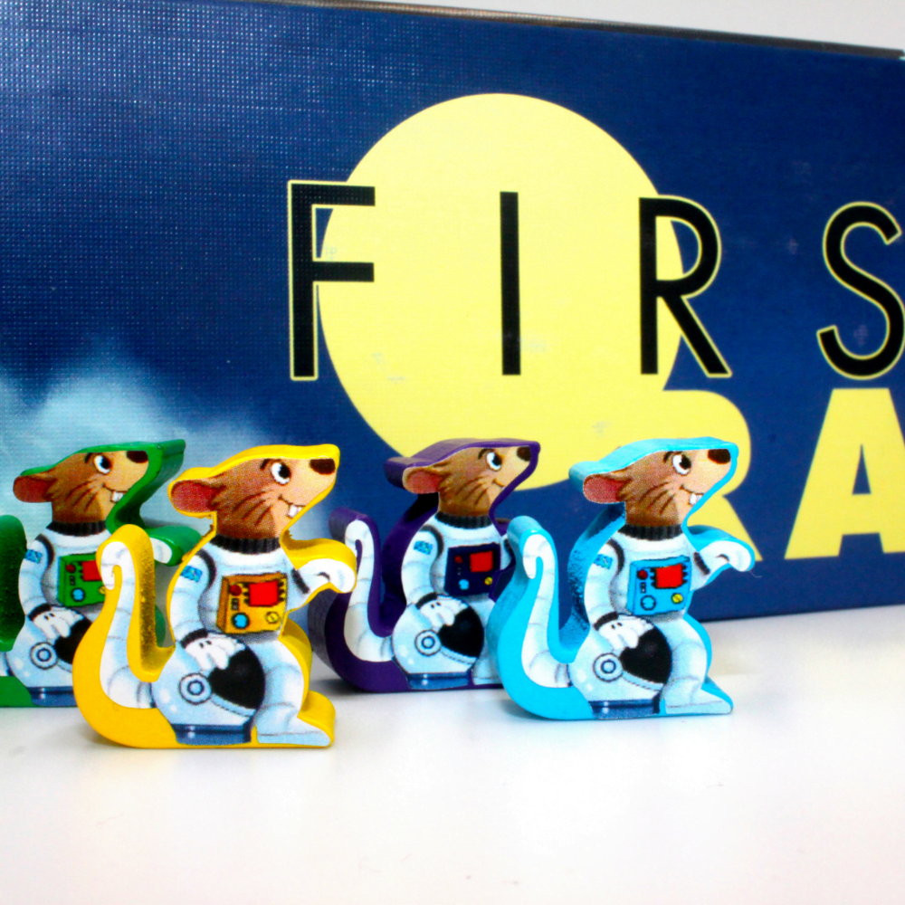 Meeple Sticker First Rat Sticker Set Ratten beidseitig