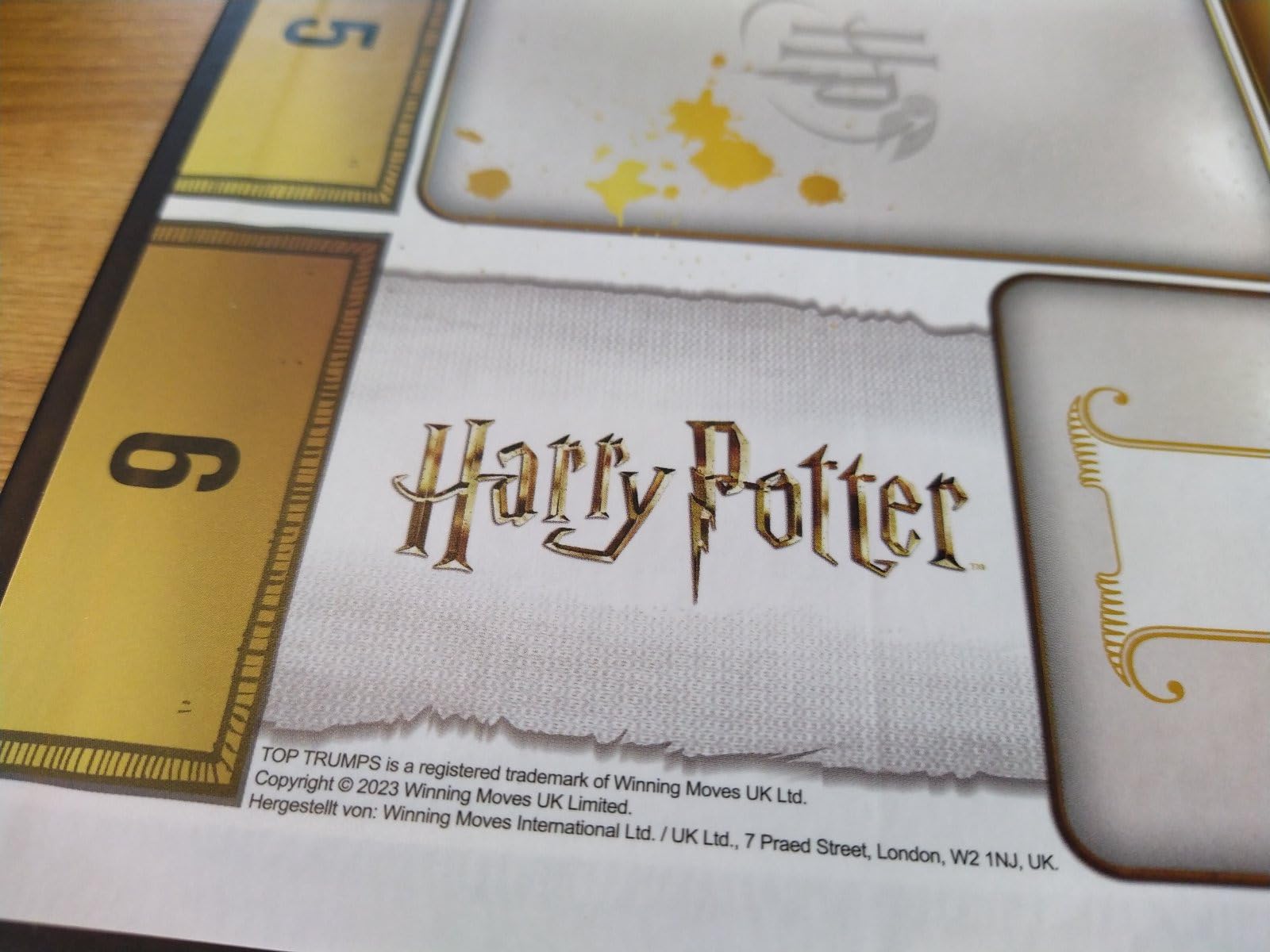 Winning Moves TOP TRUMPS Battle Mat Harry Potter Brettspiel ab 6 Jahren