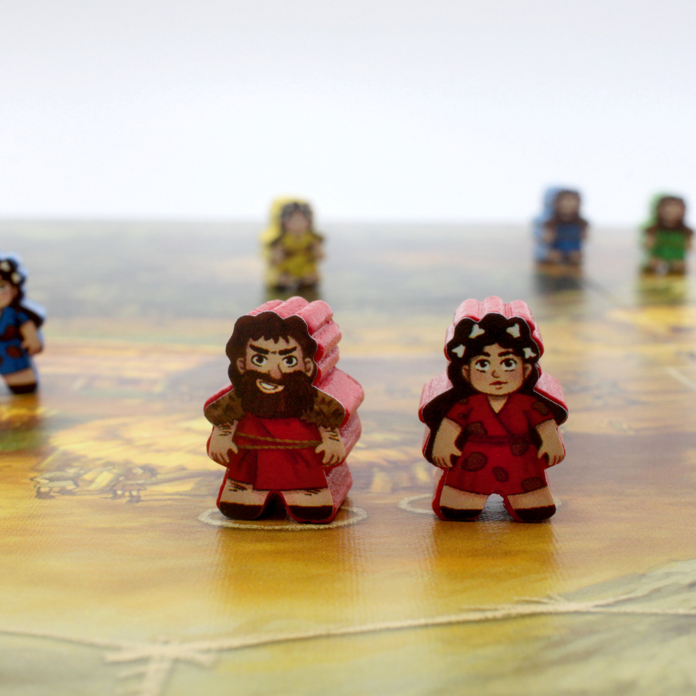 Meeple Sticker Stone Age Sticker Set Meeple doppelseitig