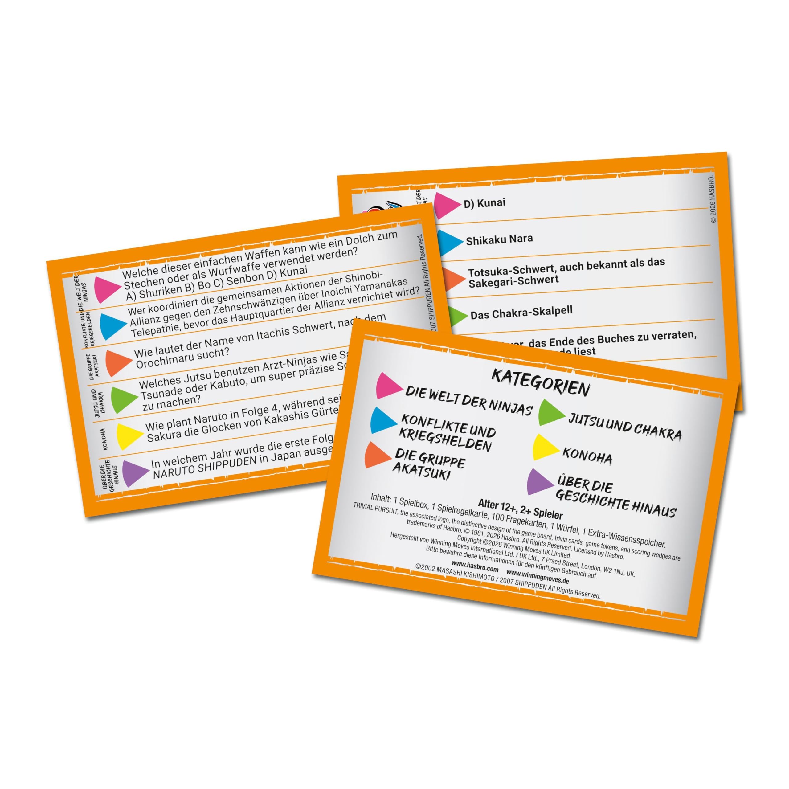 Winning Moves Trivial Pursuit Naruto Quizspiel 600 Fragen