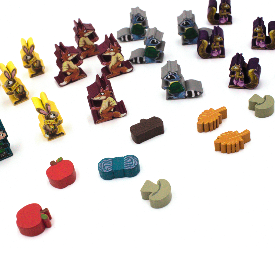 Meeple Sticker Creature Comforts Sticker Set Waldtiere