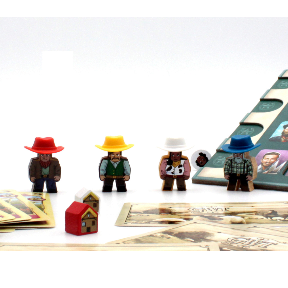 Meeple Sticker Great Western Trail New Zealand Sticker Set
