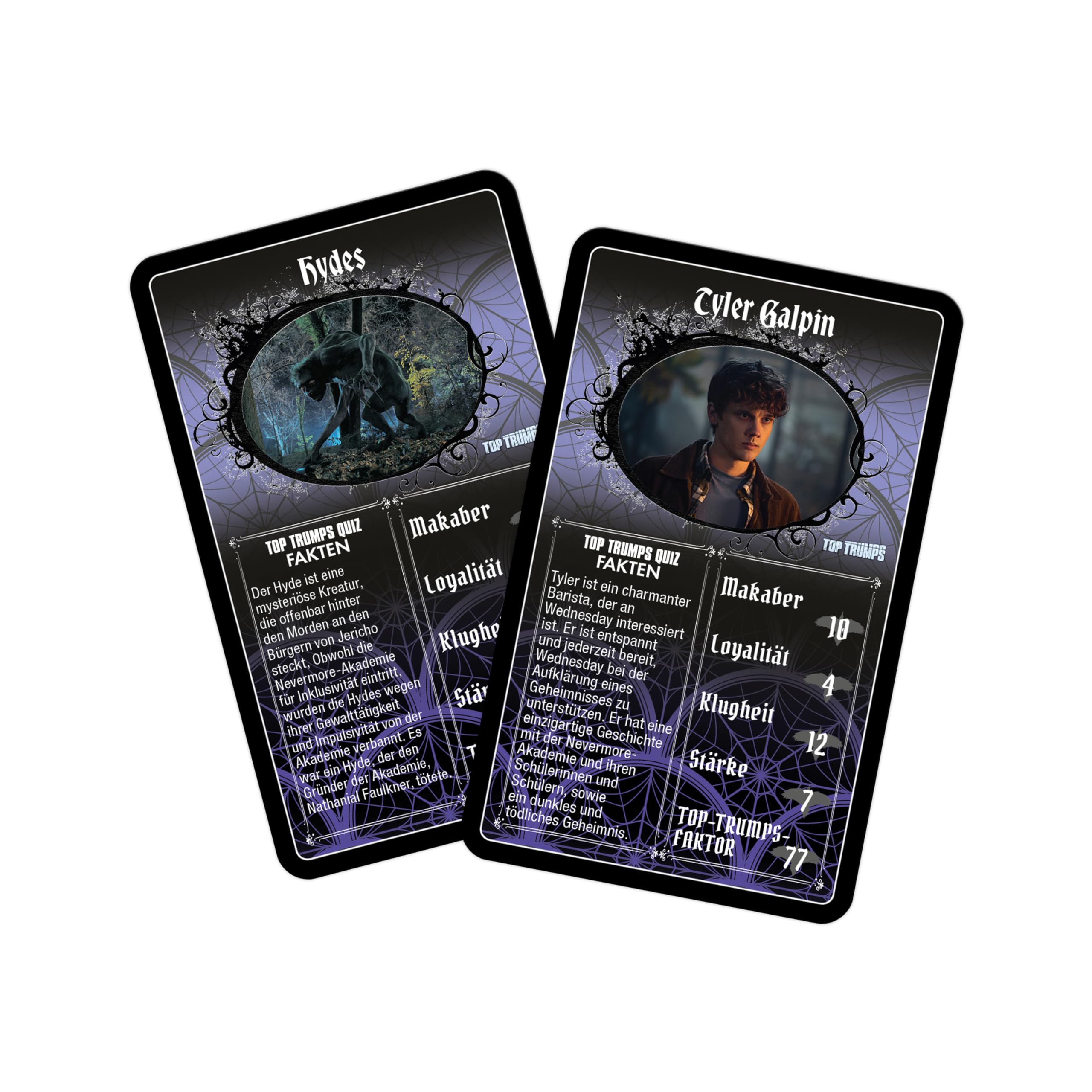 Winning Moves TOP TRUMPS Wednesday Kartenspiel Deutsch ab 8 Jahren