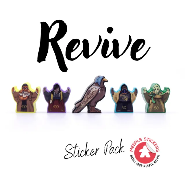 Meeple Sticker Revive Basis + Abyss Sticker Set beidseitig