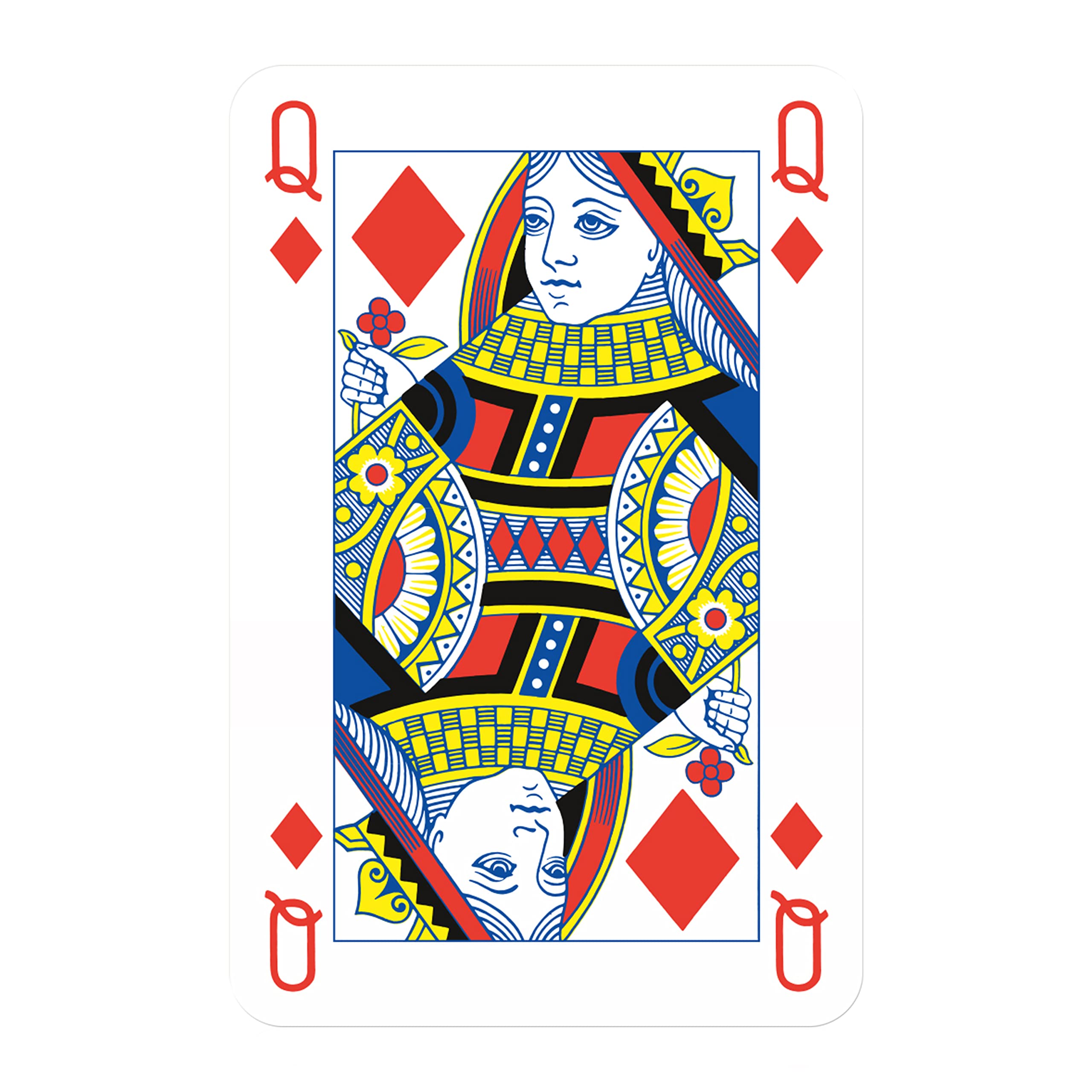 Winning Moves Number 1 Spielkarten Rot & Blau Doppelpack