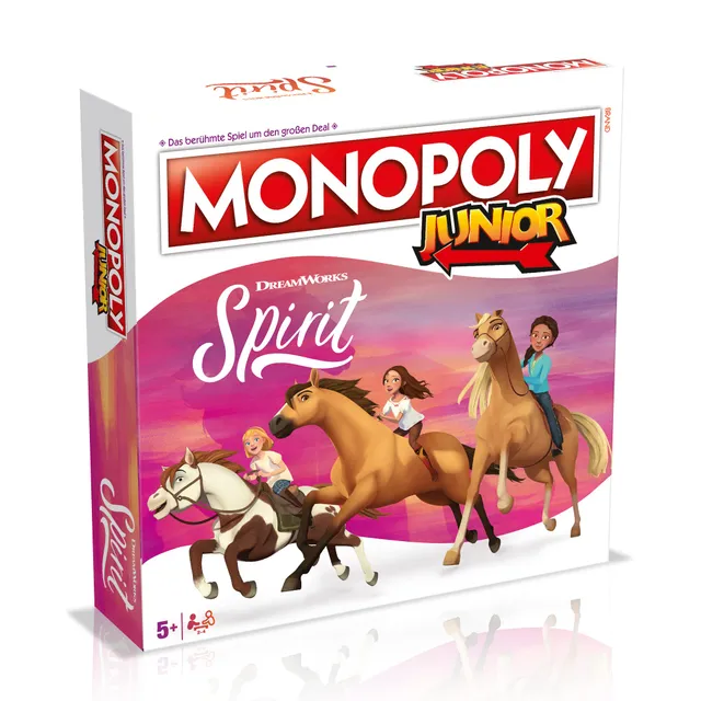 Winning Moves Monopoly Junior Spirit Brettspiel 2-6 Spieler