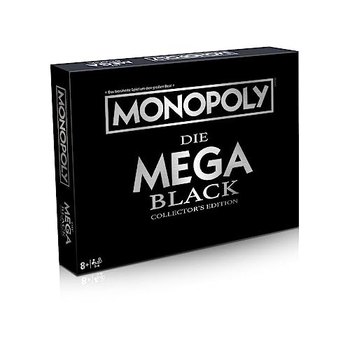 Winning Moves Monopoly Black Mega Edition Brettspiel XXL ab 8 Jahren