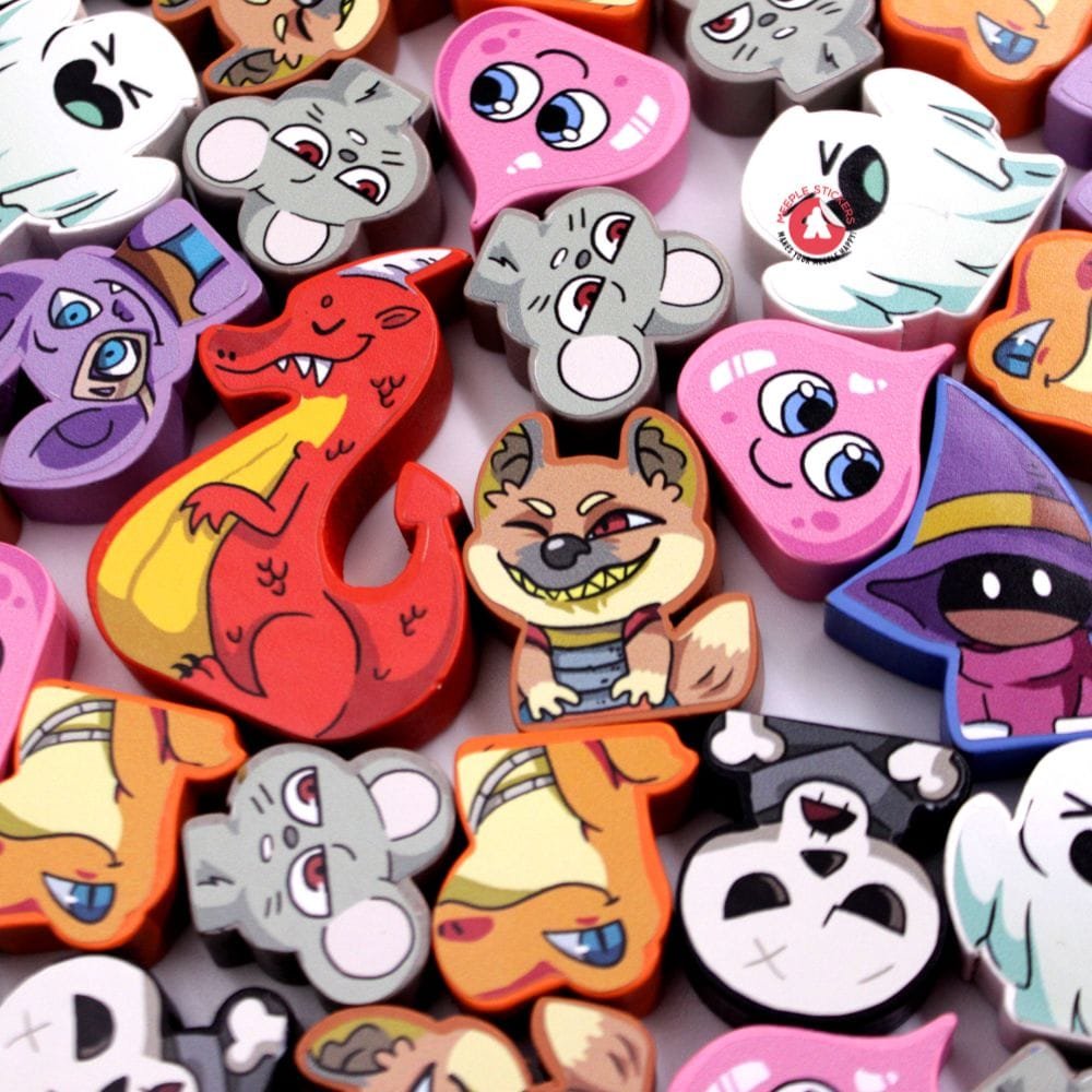 Meeple Sticker Keep the Heroes Out Sticker Set Monster