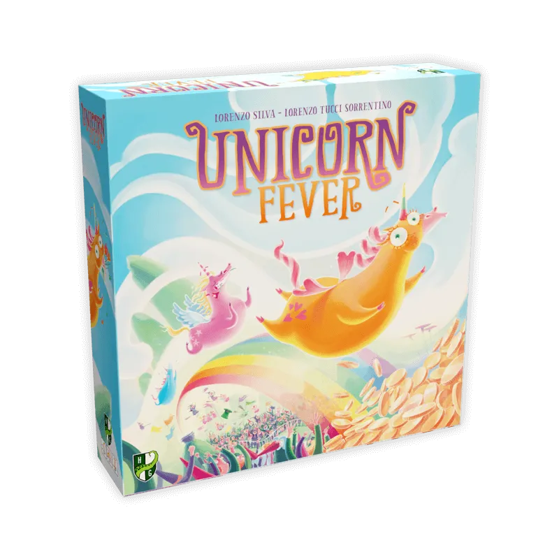 Horrible Unicorn Fever Brettspiel Wettrennspiel Standard Deutsch