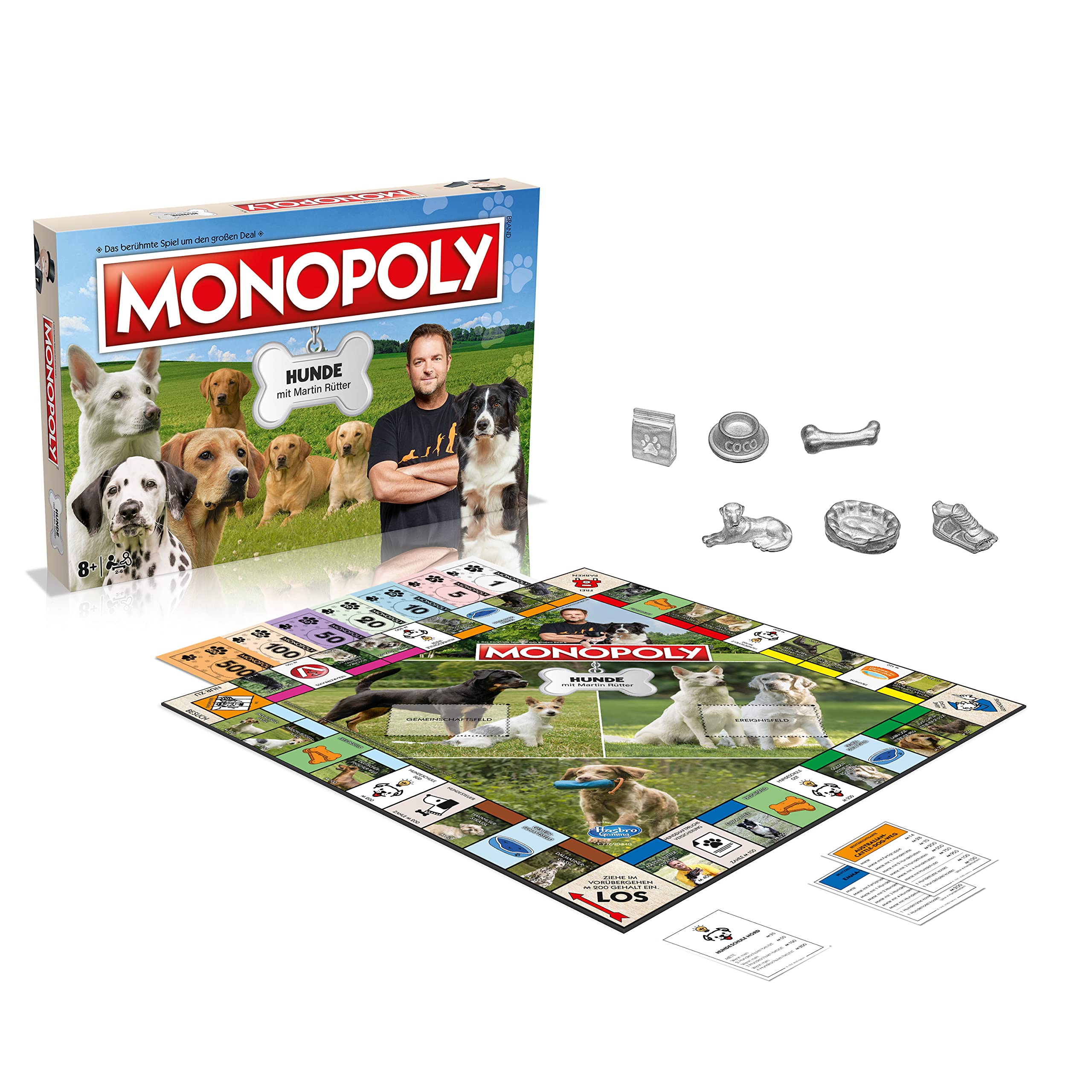 Winning Moves Monopoly Hunde Edition Brettspiel ab 8 Jahren