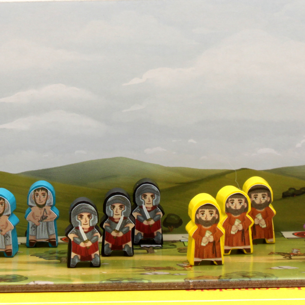Meeple Sticker Hadrian's Wall Sticker Set Meeple Aufkleber