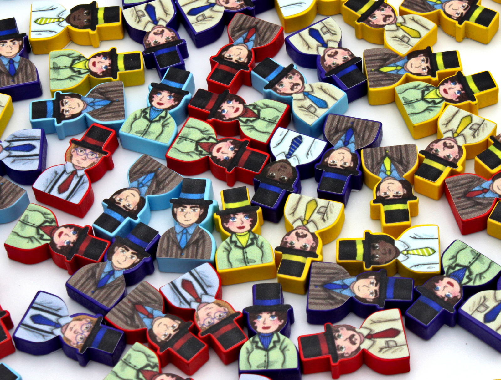 Meeple Sticker Autobahn Sticker Set Aufkleber beidseitig