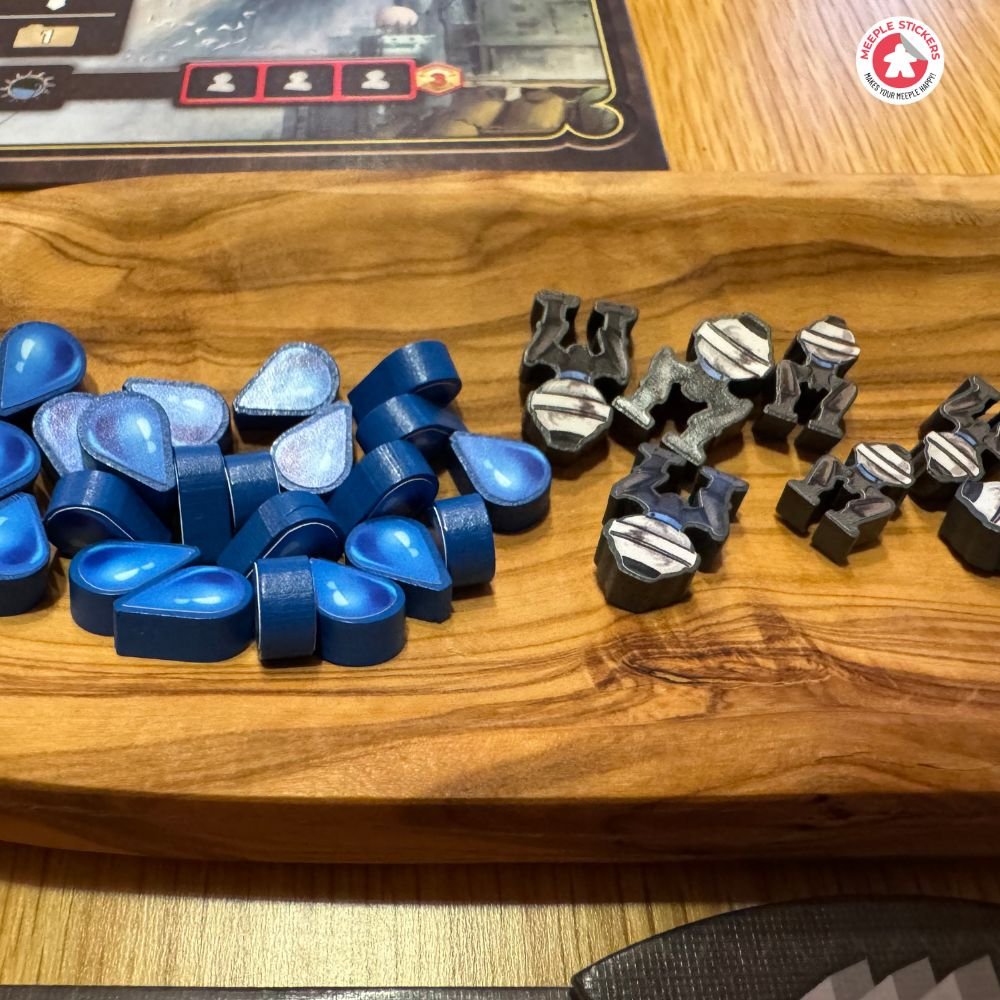 Meeple Sticker Barrage Aufkleber Set Basis + Erweiterung