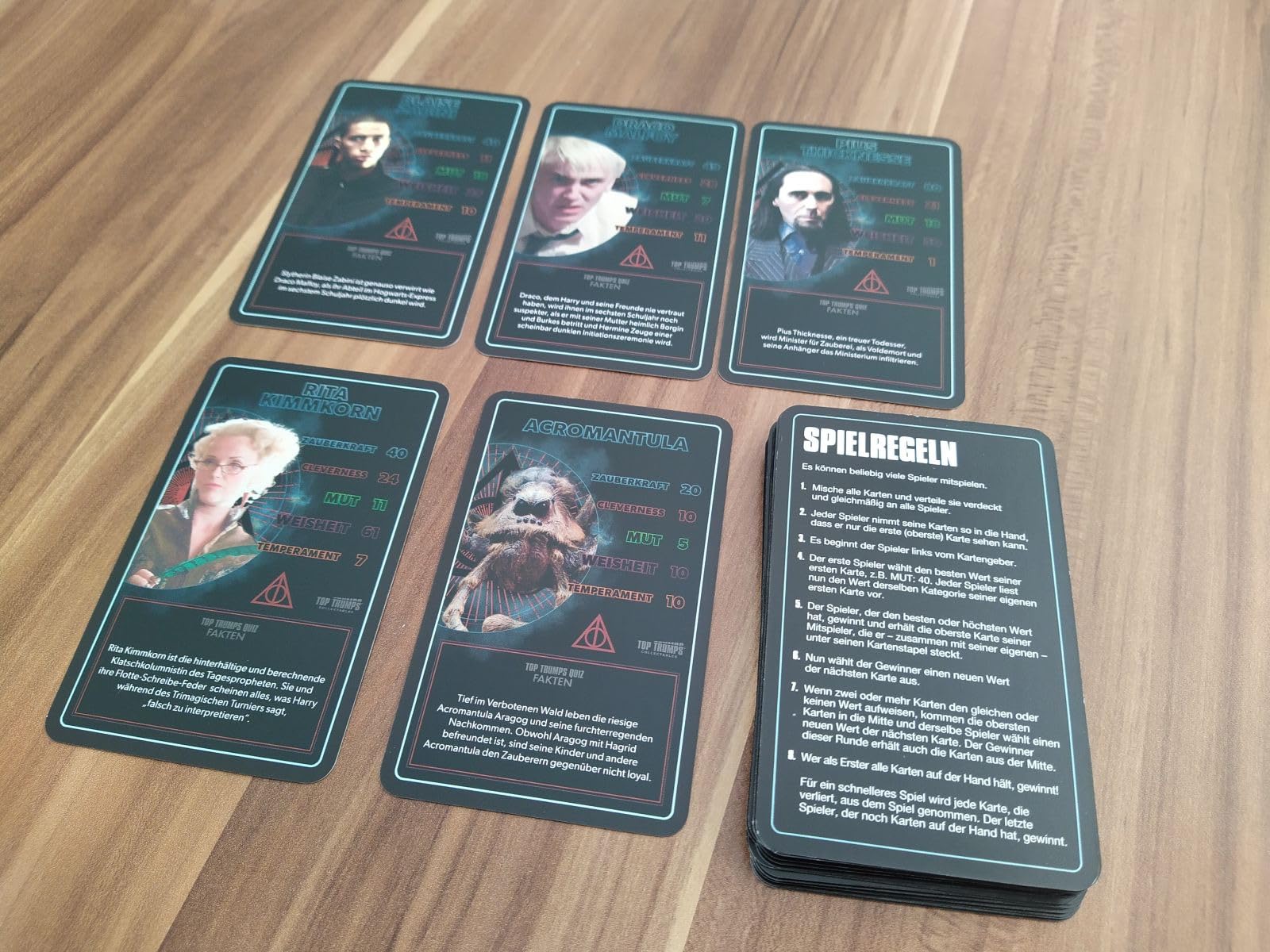 Top Trumps Collectables Harry Potter Dunkle Künste Quartett