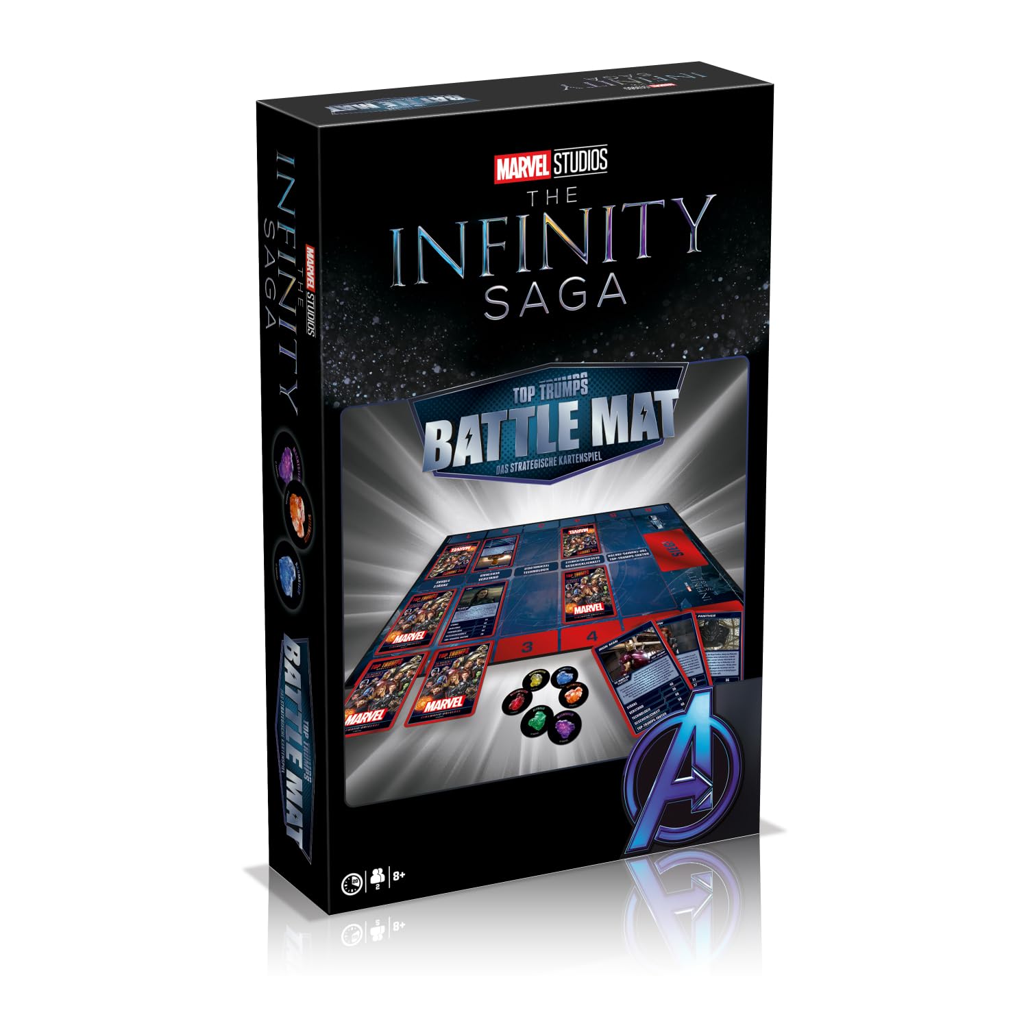 Winning Moves Top Trumps Battle Mat Marvel Brettspiel ab 8