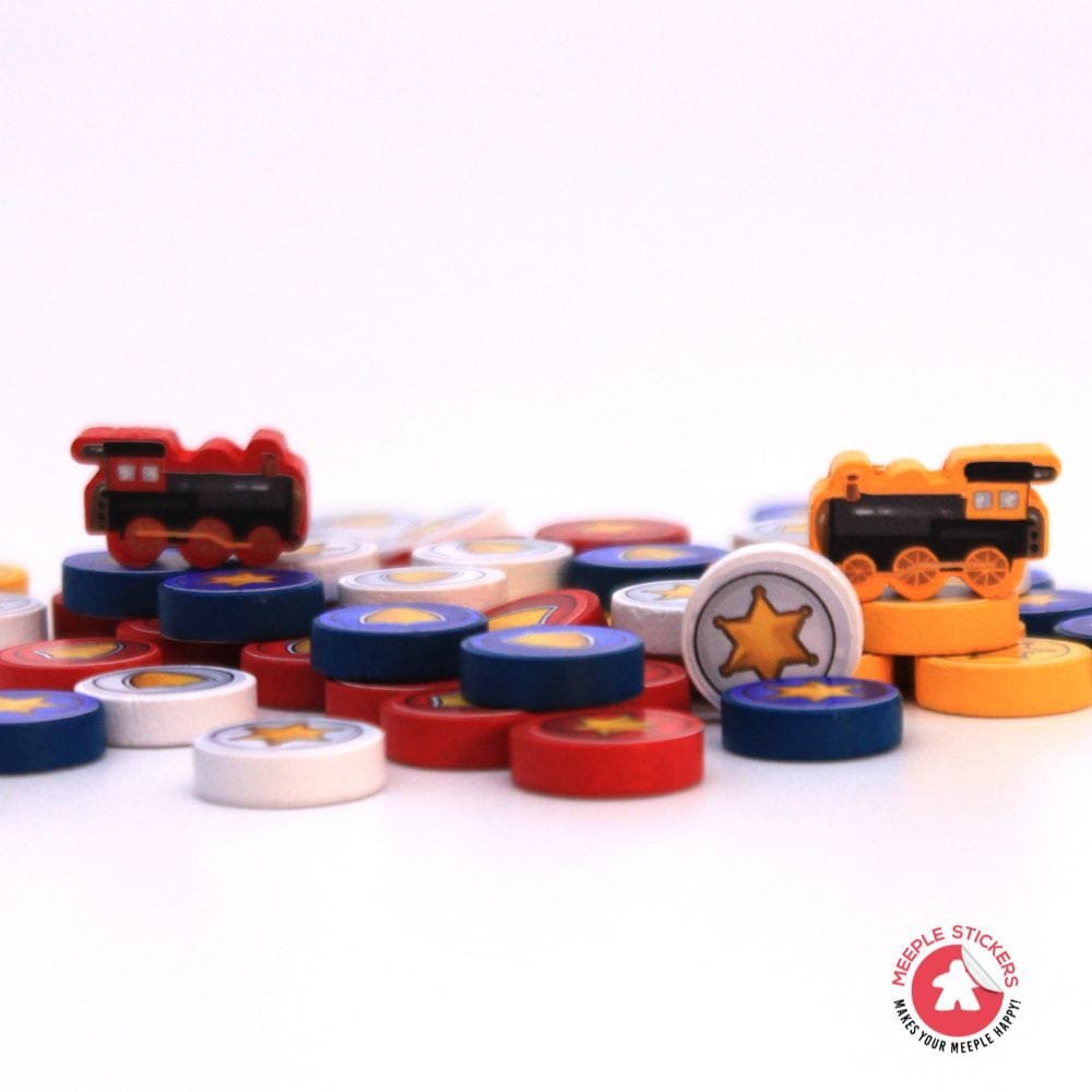 Meeple Sticker Great Western Trail Argentina Sticker Set
