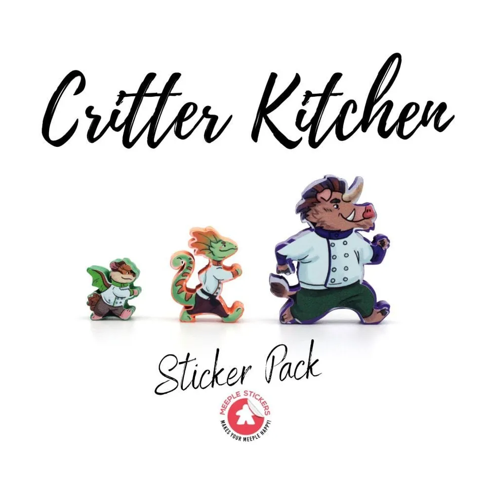 Meeple Sticker Critter Kitchen Base À La Carte Sticker Set