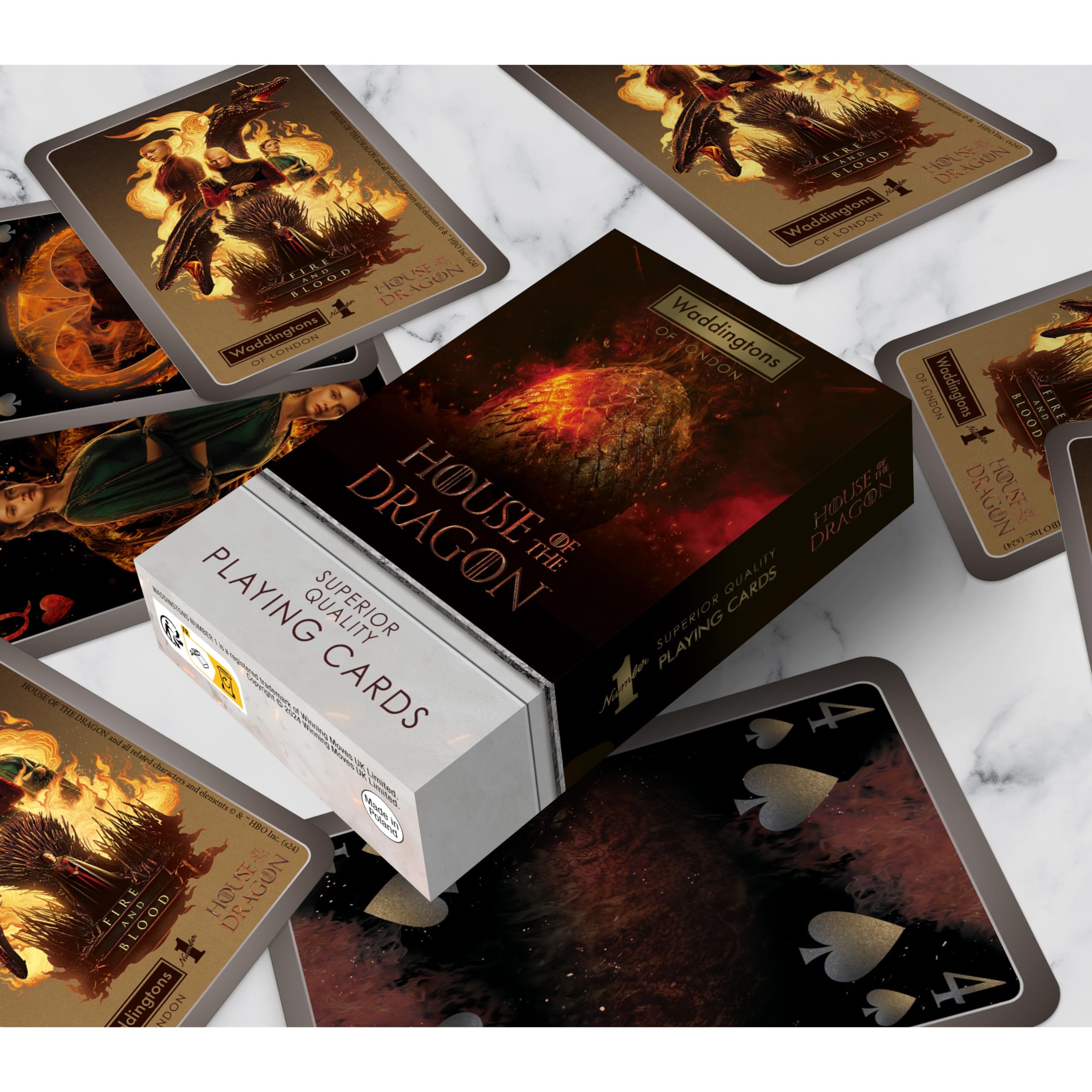 Winning Moves Number 1 House of the Dragon Spielkarten Deck