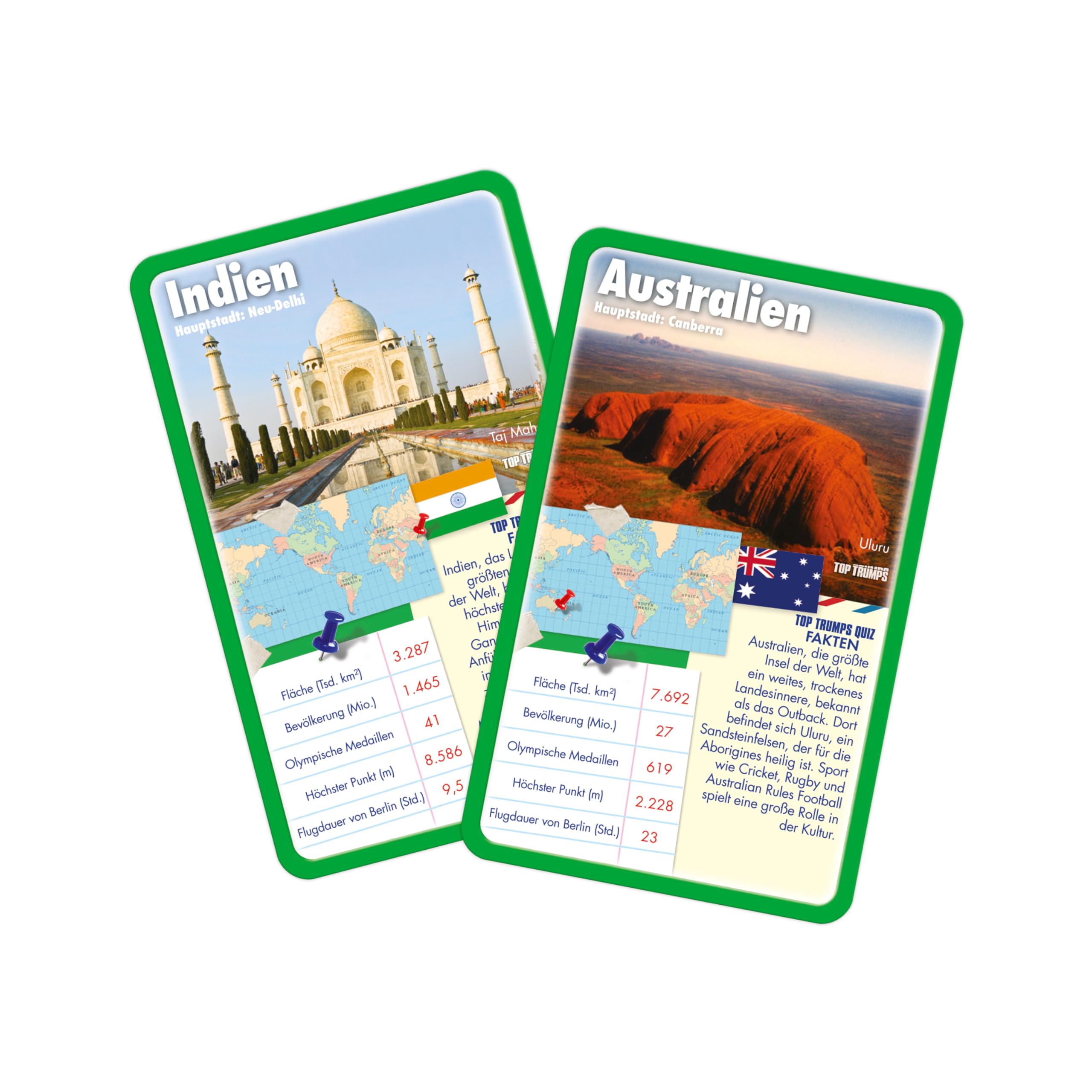 Winning Moves Top Trumps Länder der Welt Kartenspiel ab 6