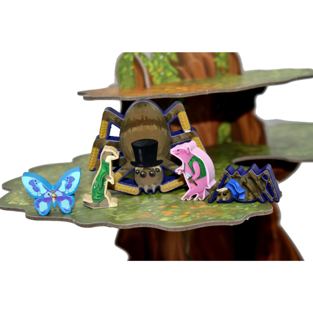 Meeple Sticker Everdell Mistwood Sticker Set beidseitig