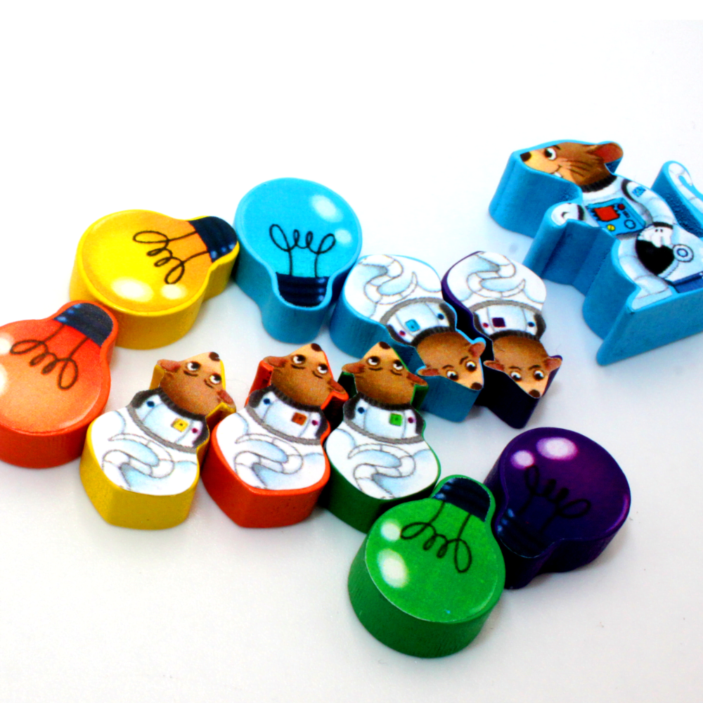Meeple Sticker First Rat Sticker Set Ratten beidseitig