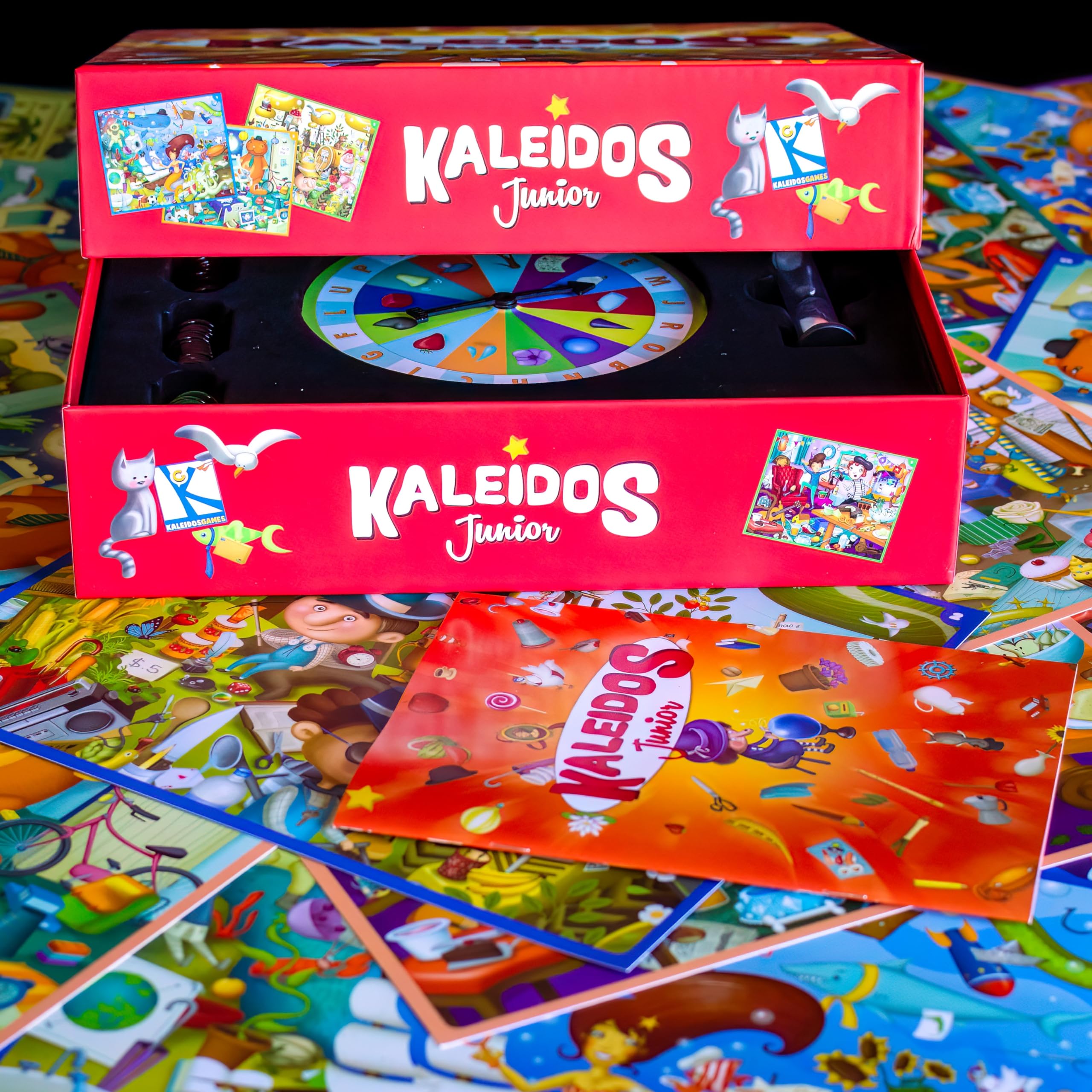 KaleidosGames Kaleidos Junior Suchspiel Brettspiel Kinder