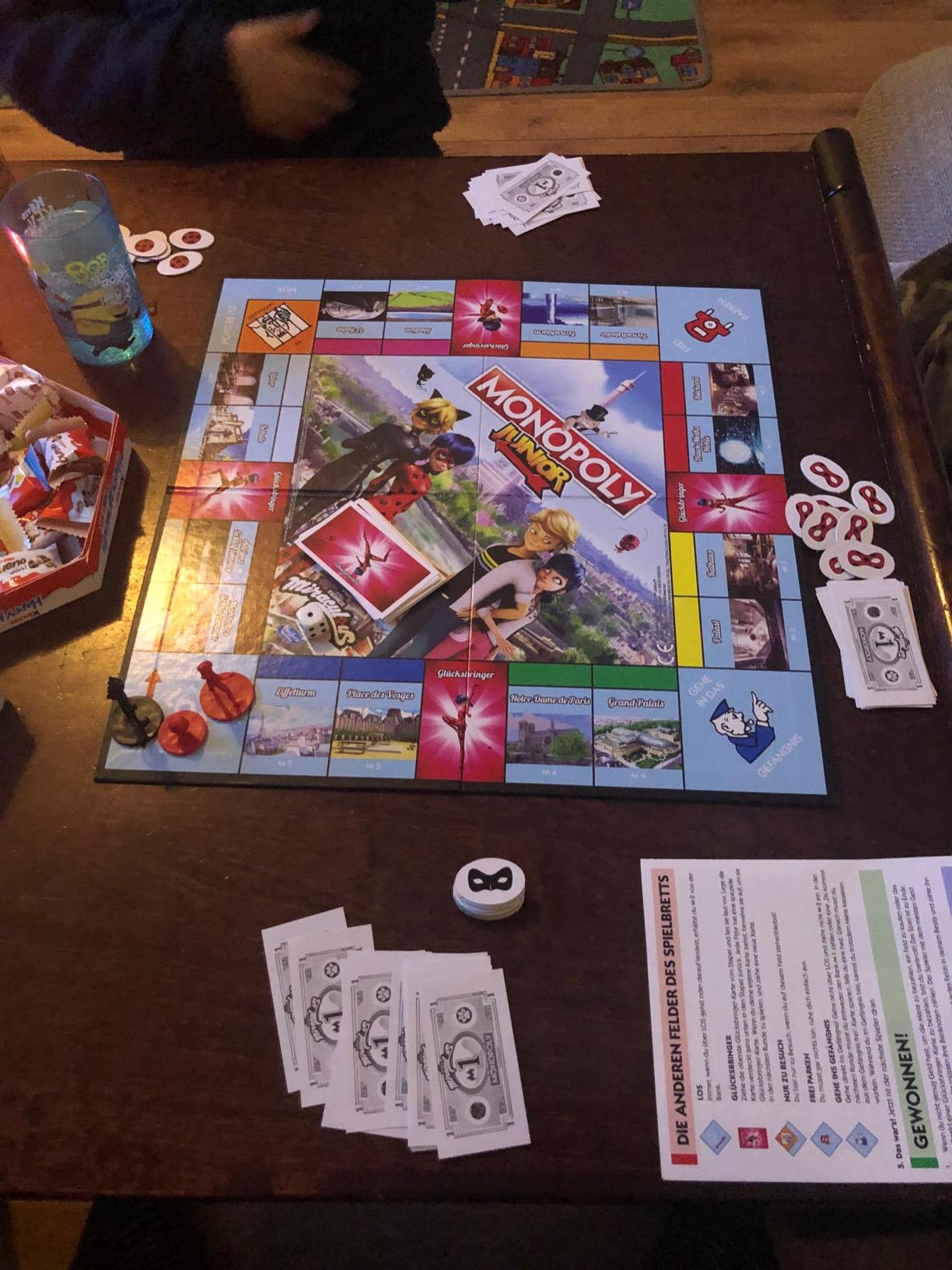 Winning Moves Monopoly Junior Miraculous Brettspiel Deutsch ab 5 Jahren