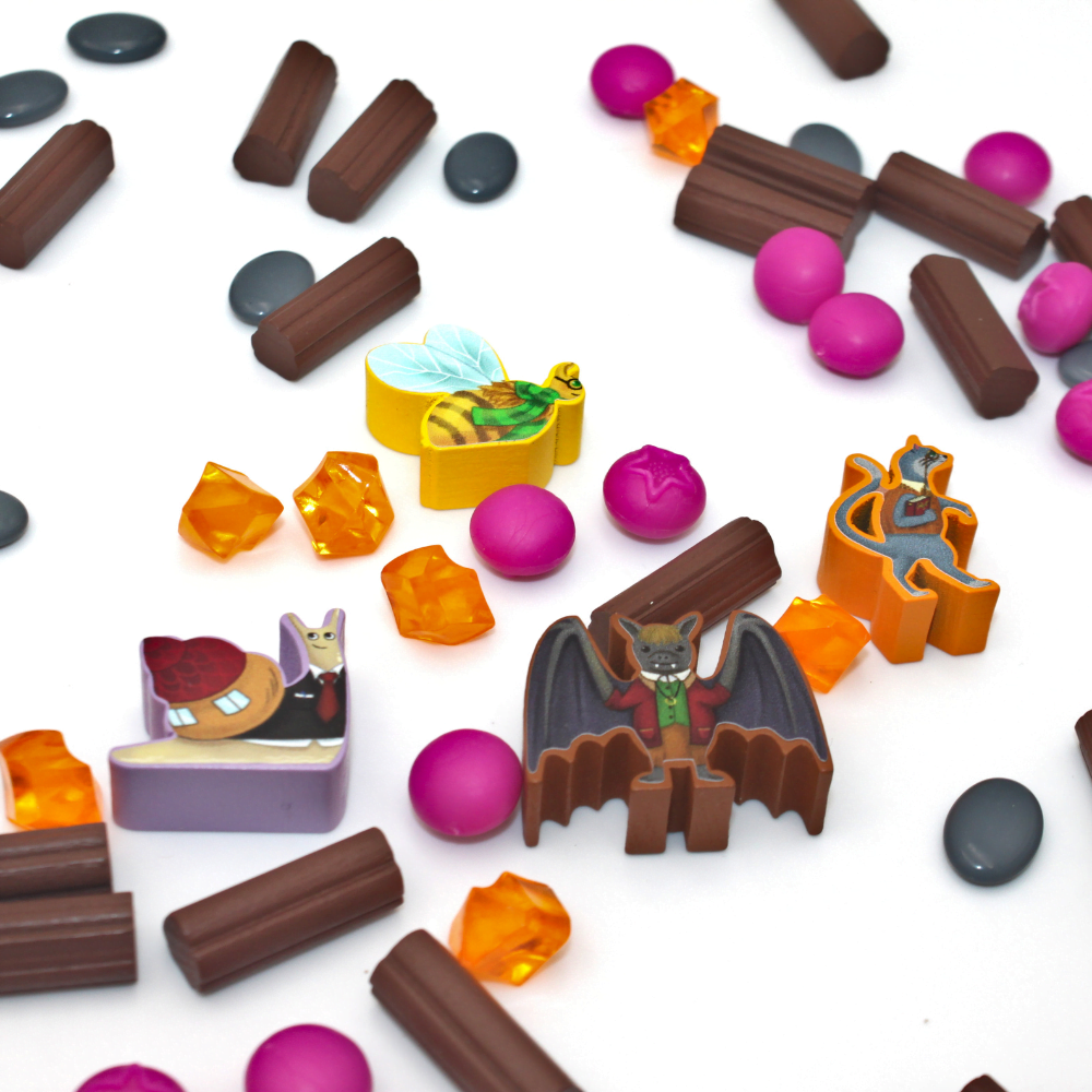 Meeple Stickers Everdell NewLeaf Sticker Set Aufkleber doppelseitig