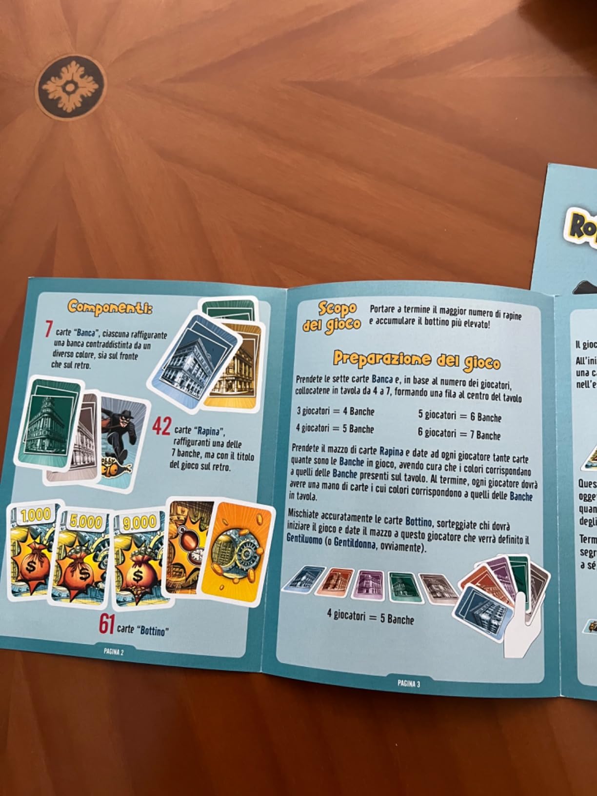 KaleidosGames Robby Solo Kartenspiel 3-6 Spieler Bankraub