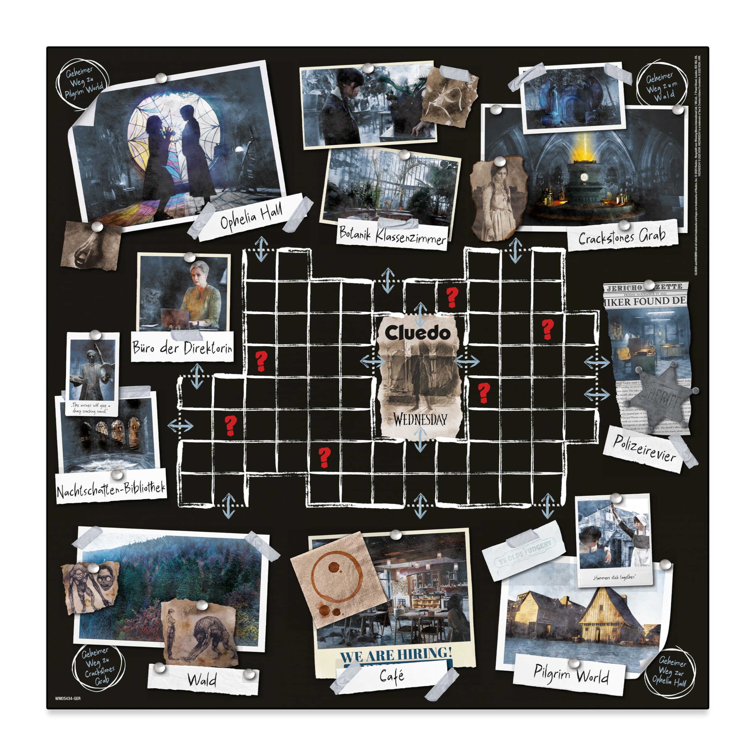 Winning Moves Cluedo Wednesday Edition Brettspiel 2-6 Spieler